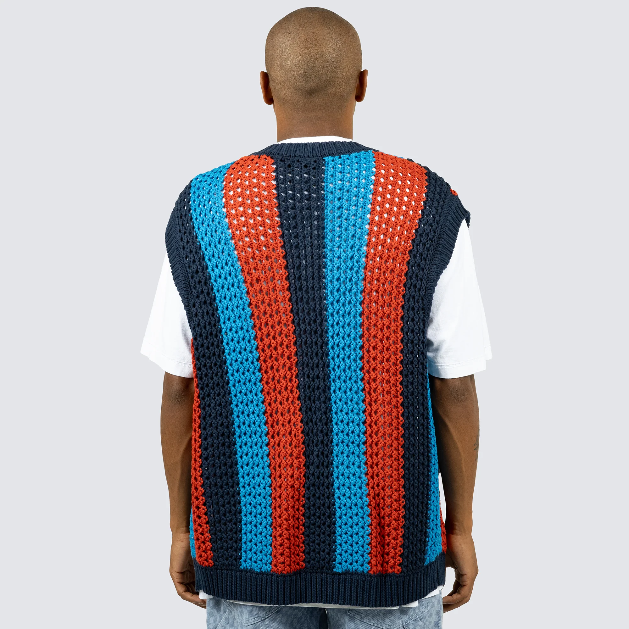 Pleasures Mens Hombre Cardigan Vest - Image 3