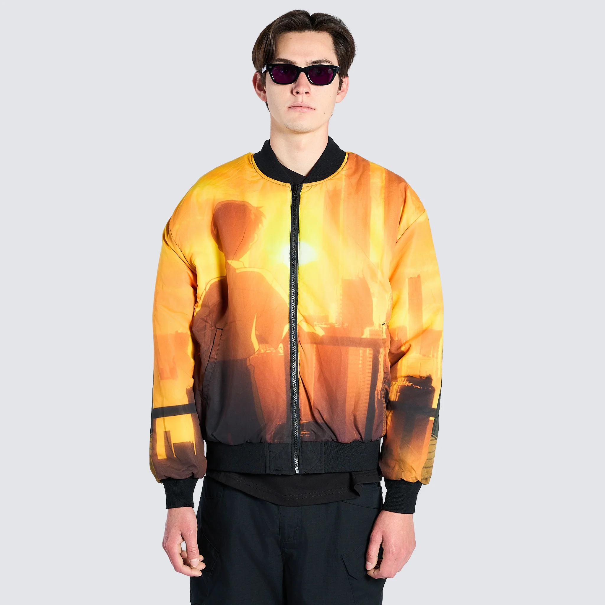 Pleasures x Evangelion Mens Humanoid Reversible Bomber - Image 3
