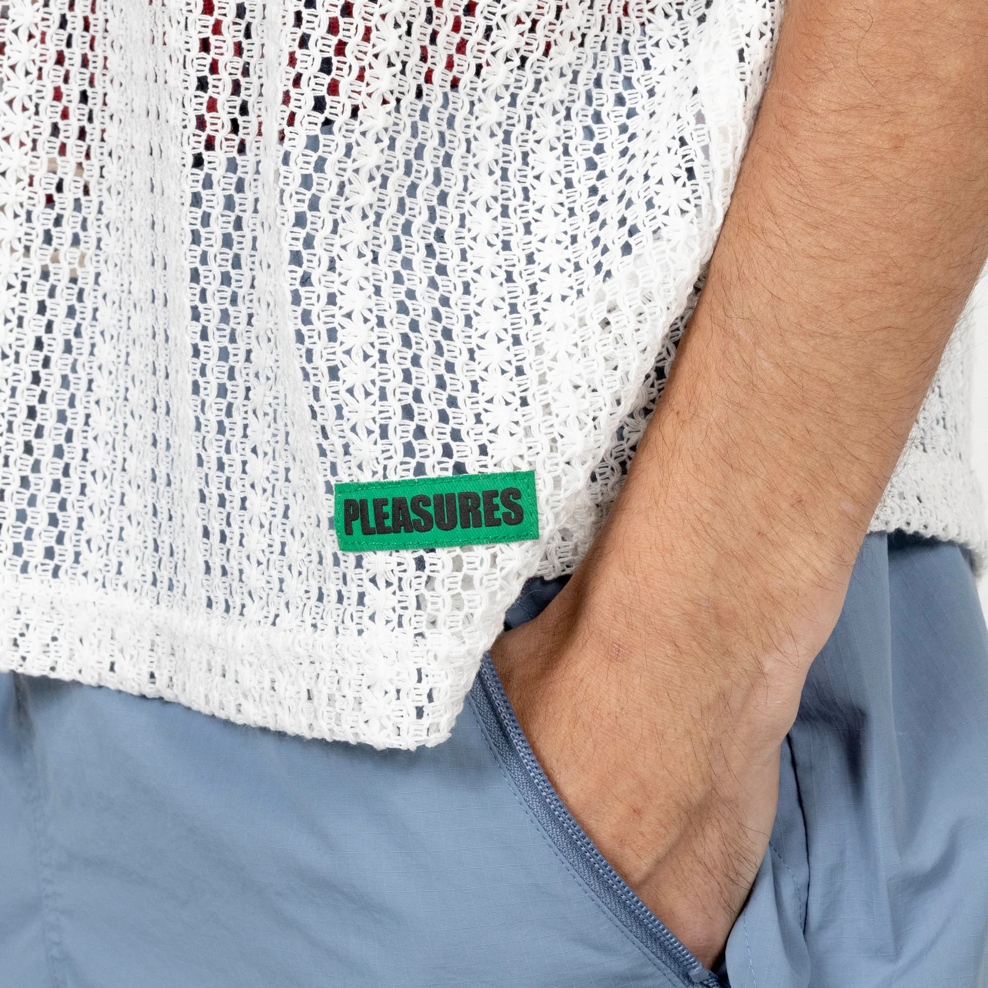 Pleasures Mens Impact Mesh SS Shirt - Image 6