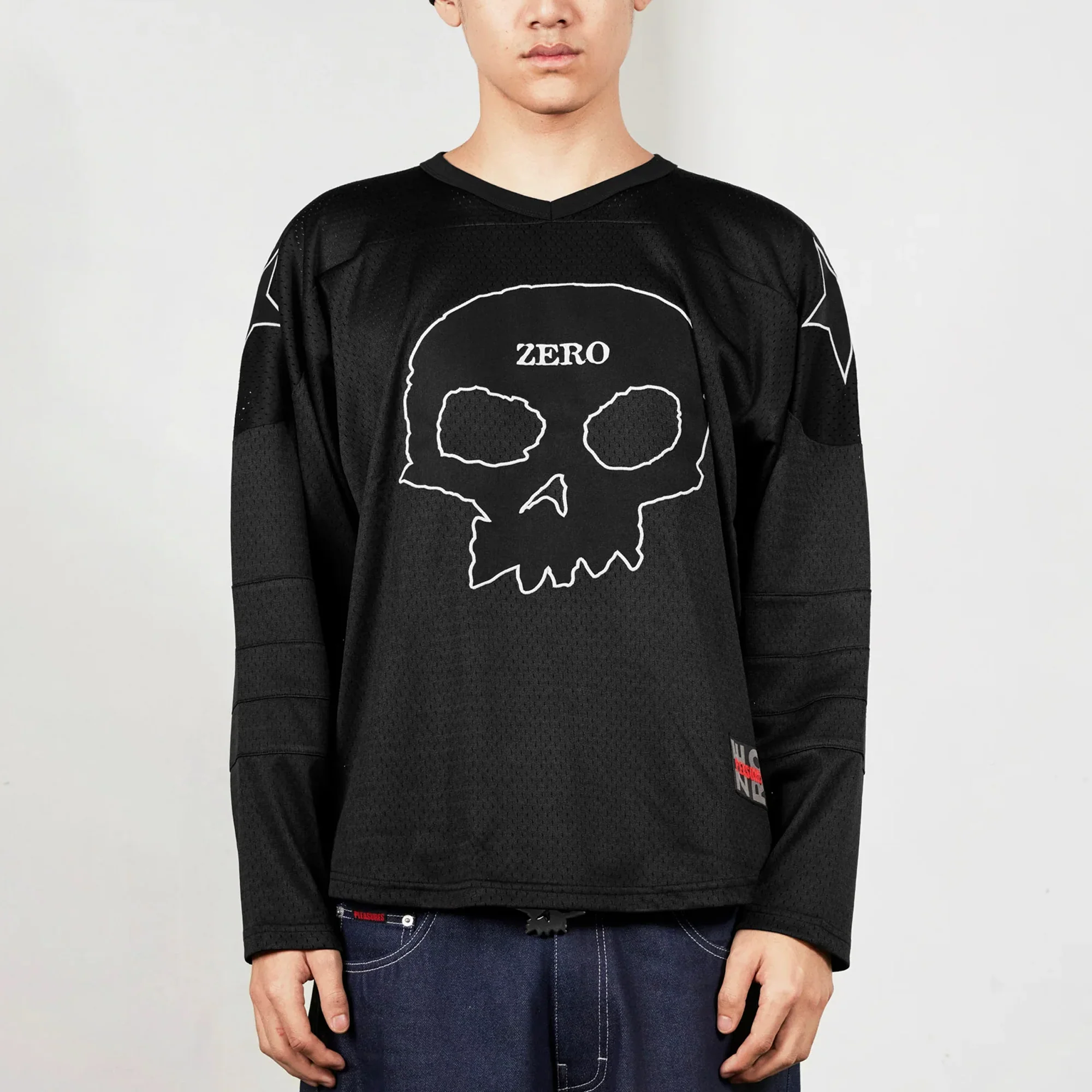 Pleasures Mens Jamie Hockey Jersey - Image 3
