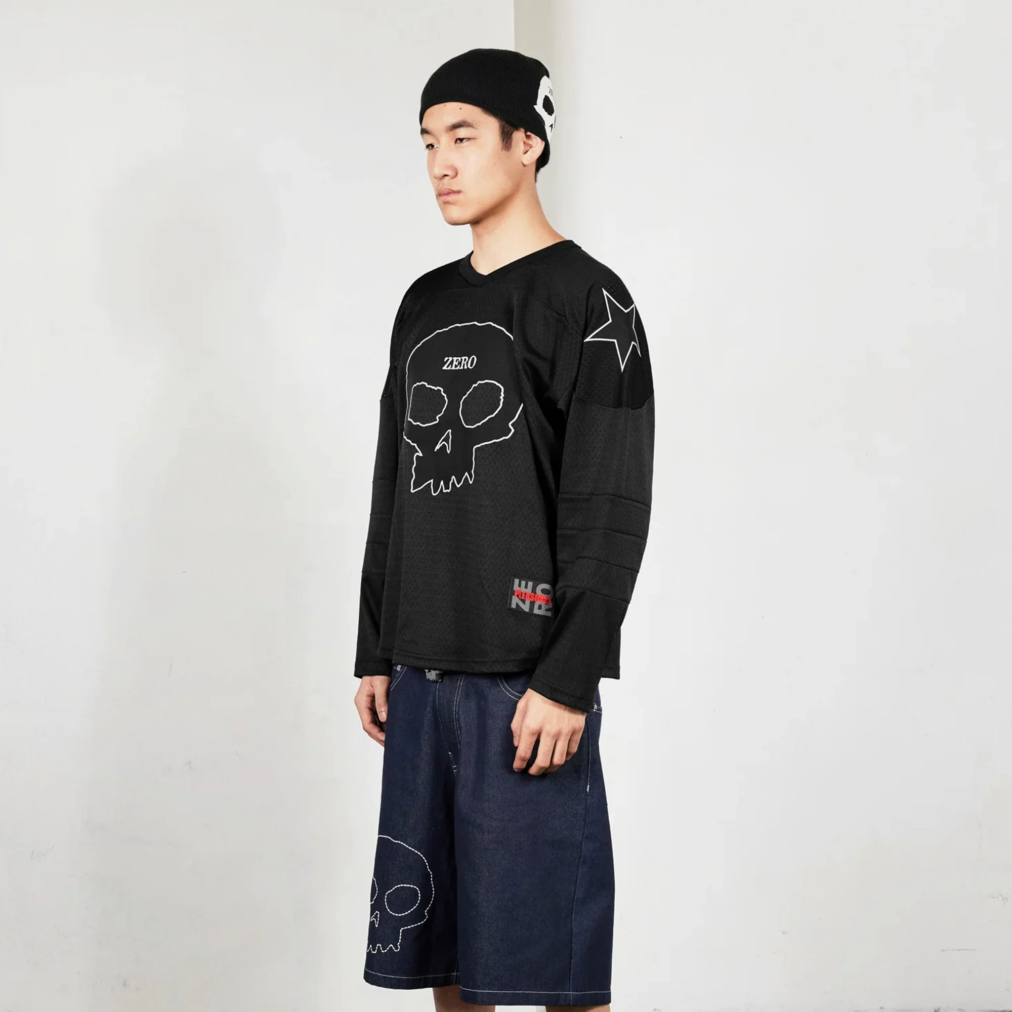 Pleasures Mens Jamie Hockey Jersey - Image 4