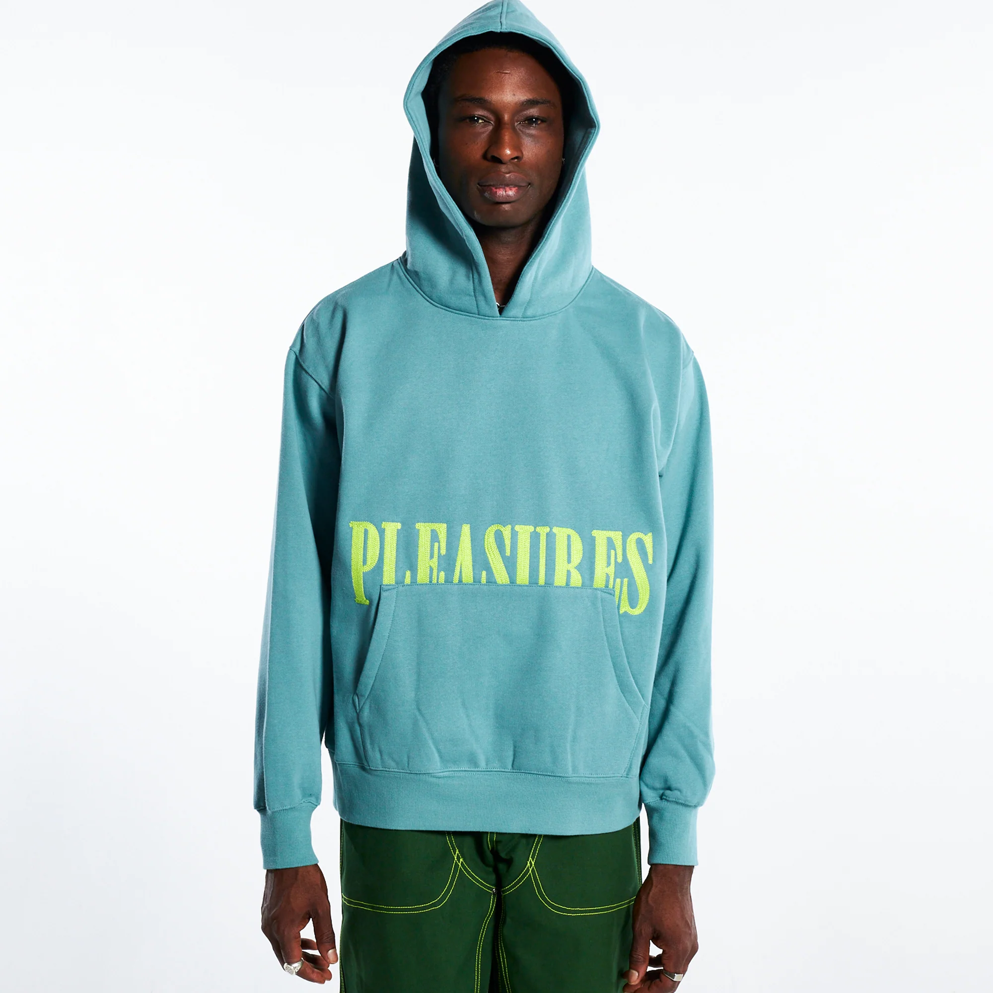 Pleasures Mens Latex Hoodie - Image 2