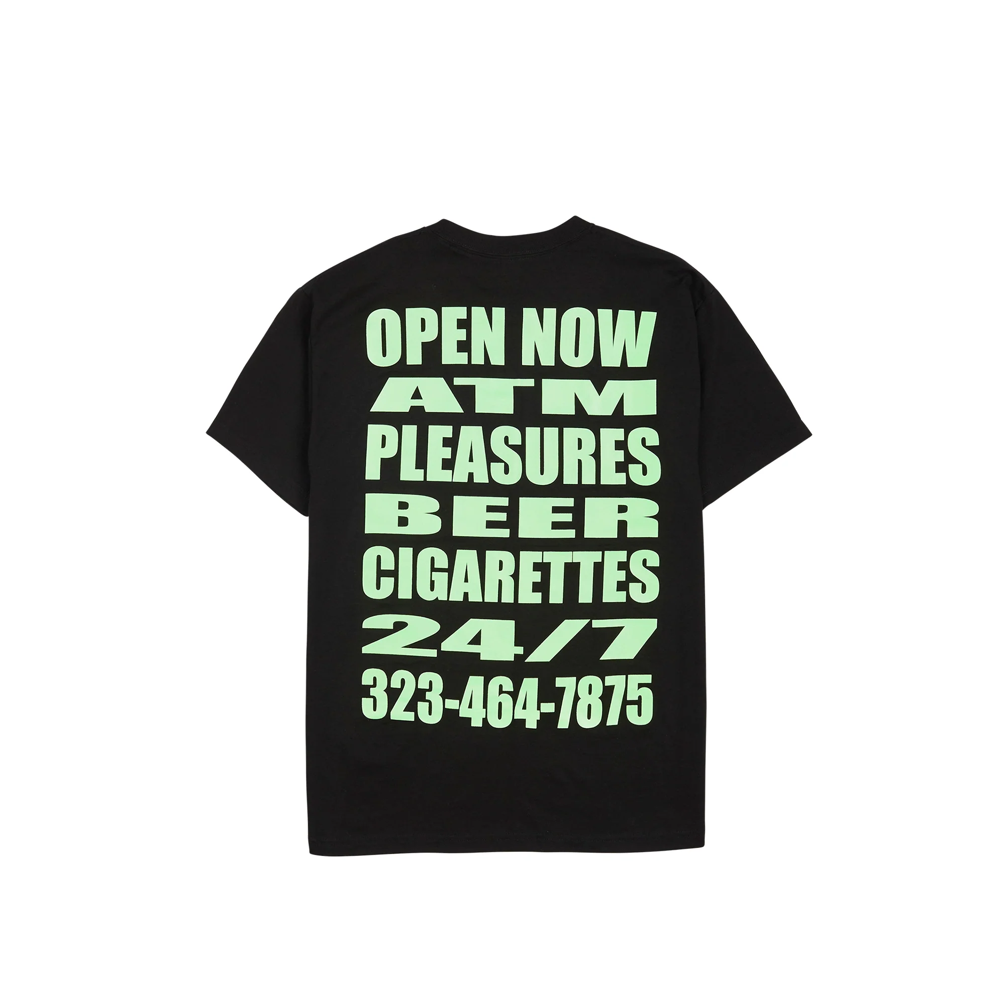 Pleasures Mens Liquor T-Shirt 'Black' - Image 2