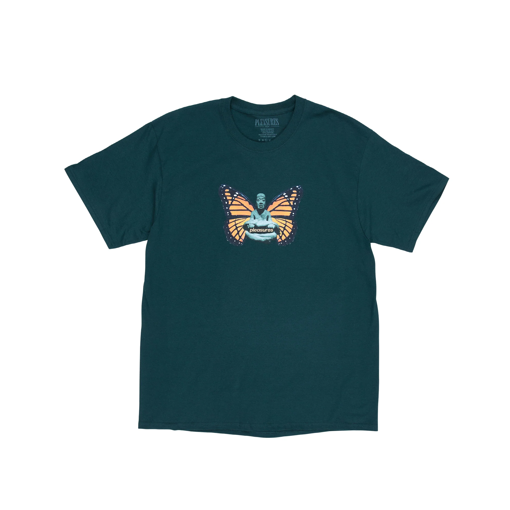 Pleasures Mens 'Forest Green' Meditate T-Shirt