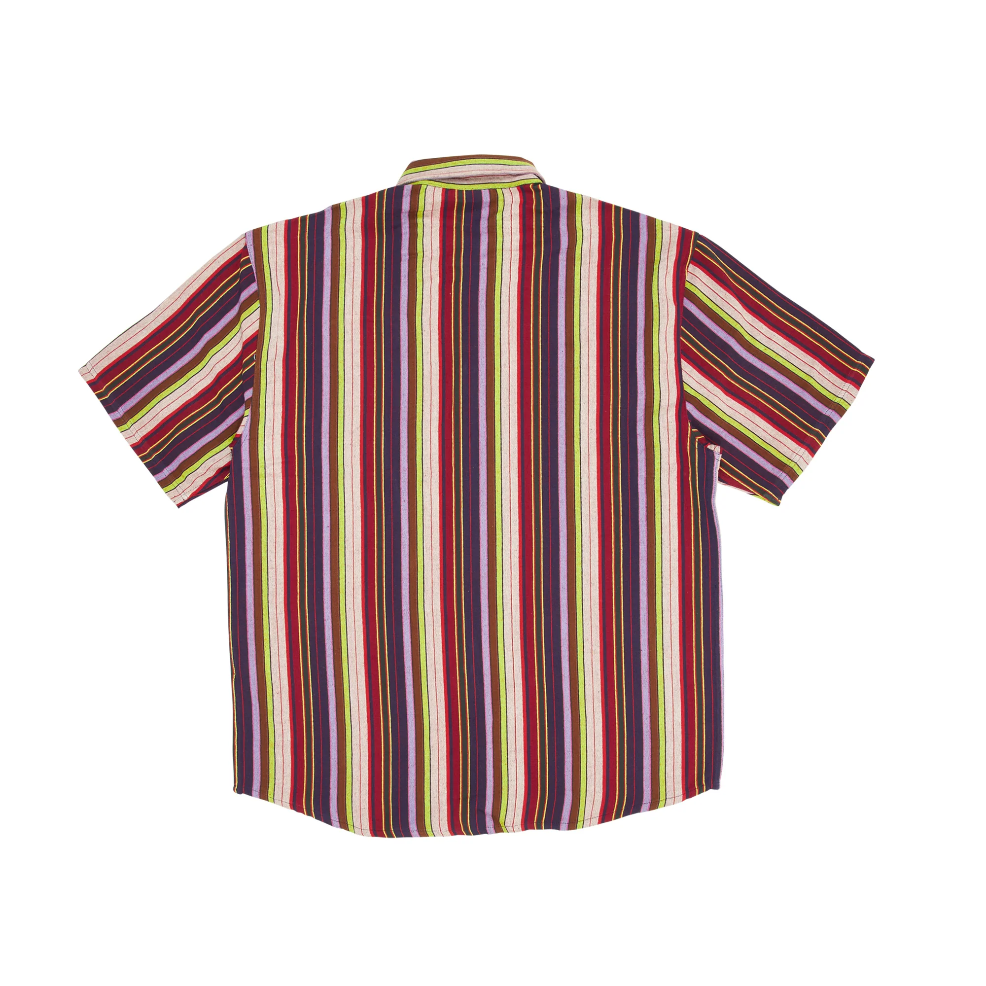 Pleasures Mens 'Purple' Nailed S/S Button Down Shirt - Image 2