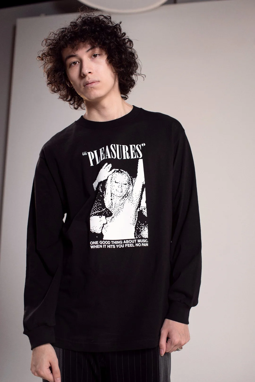 Pleasures Men One Night Black Long Sleeve - Image 2