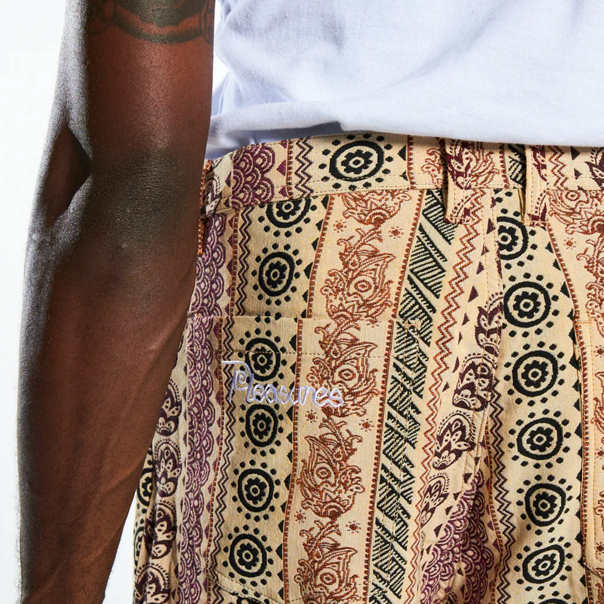 Pleasures Mens Orbit Shorts - Image 4