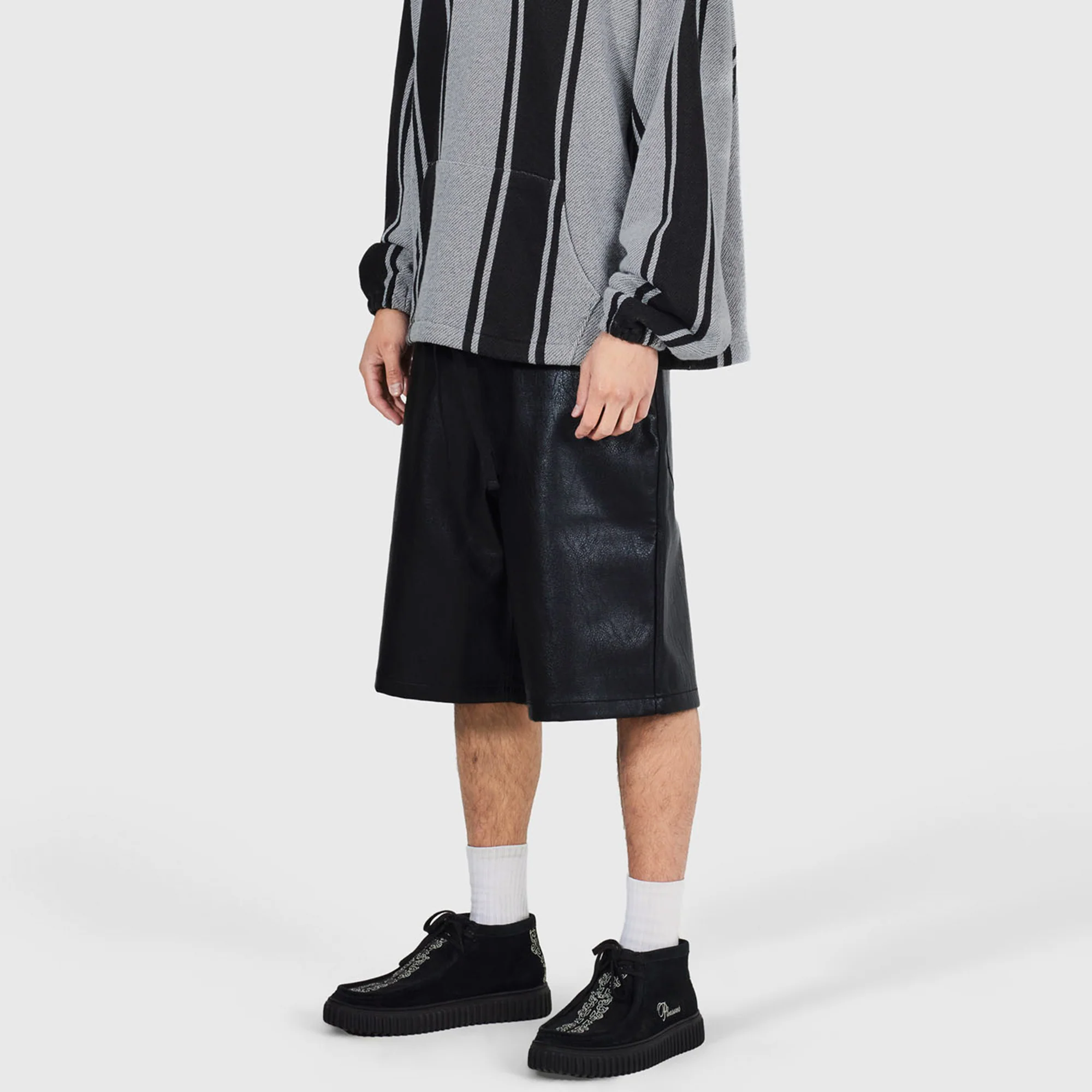 Pleasures Mens Plaster Baggy Shorts - Image 2