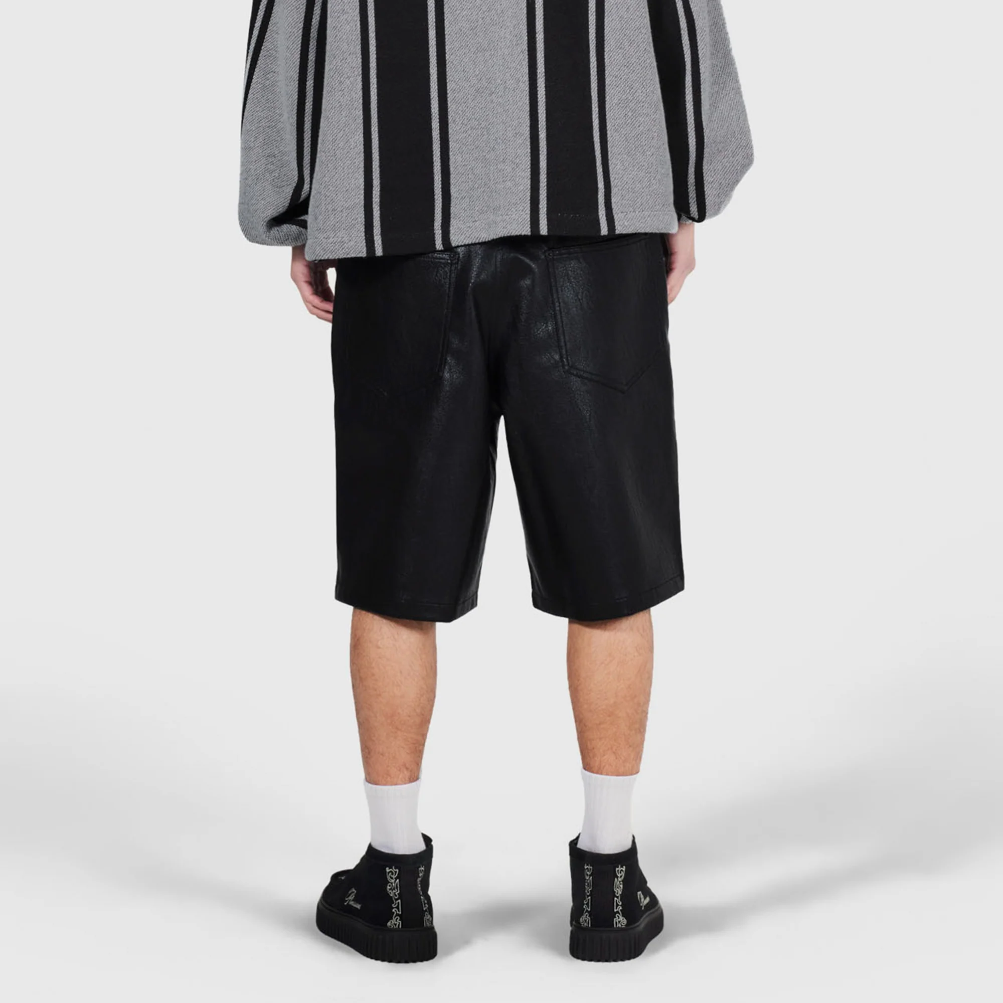 Pleasures Mens Plaster Baggy Shorts - Image 3