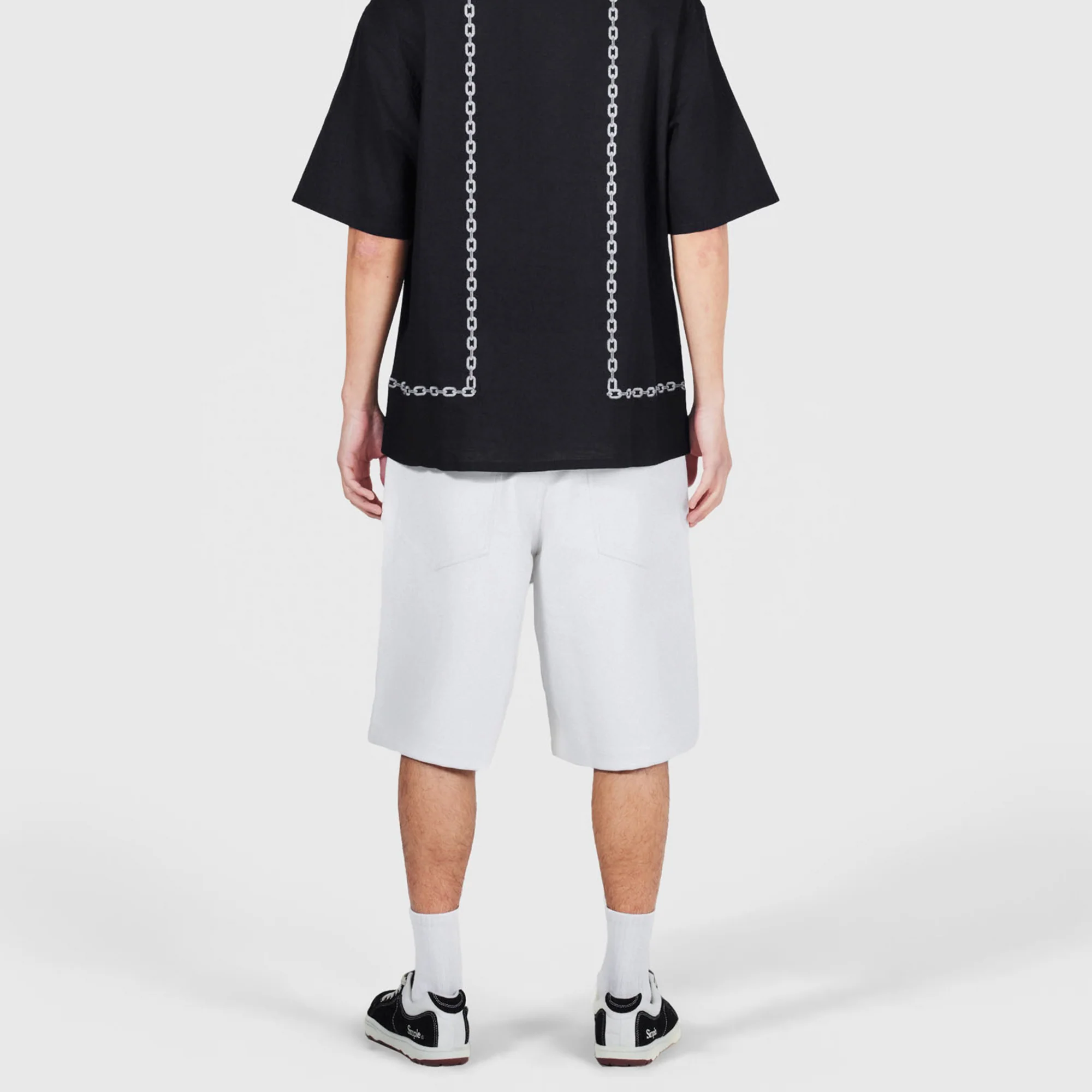 Pleasures Mens Plaster Baggy Shorts - Image 3