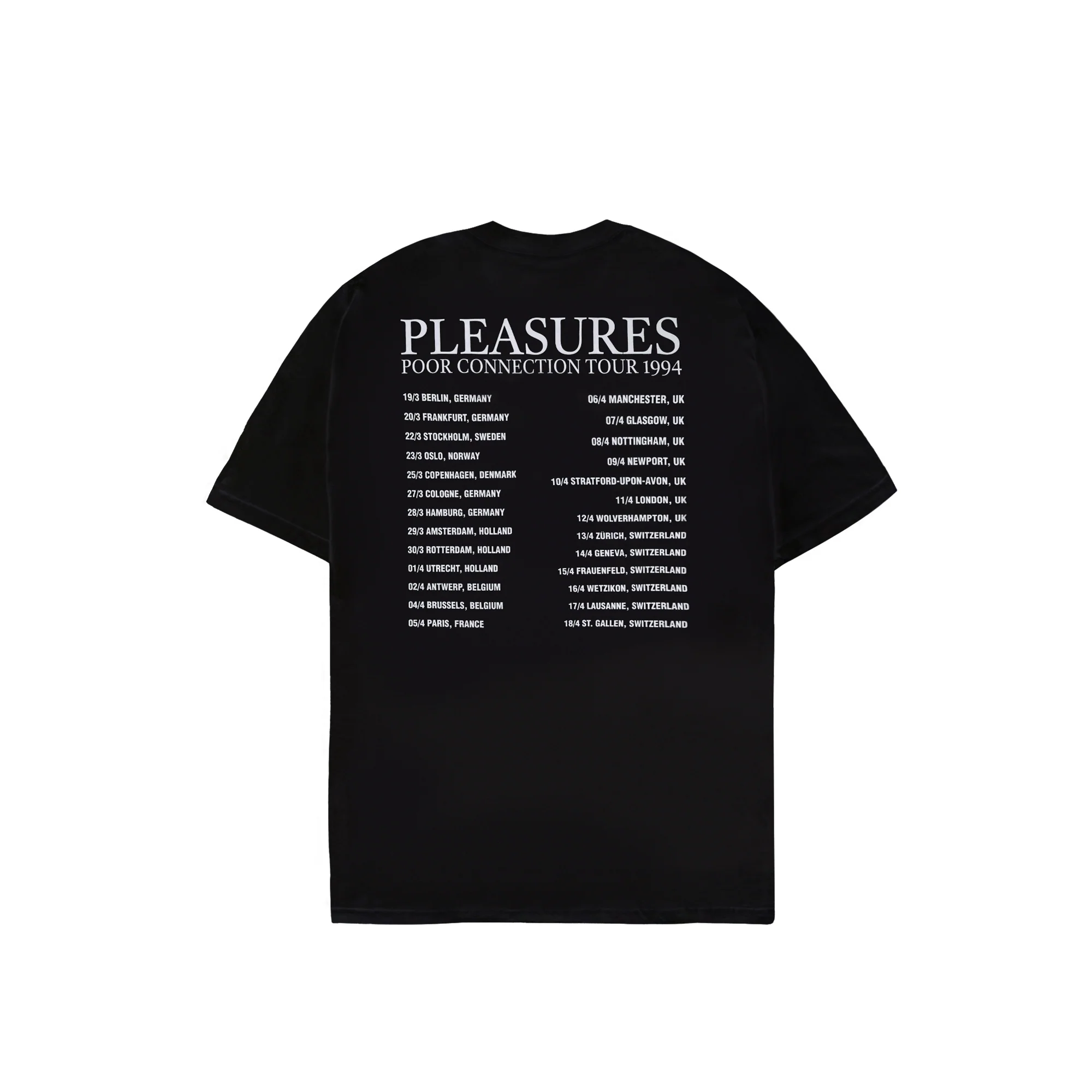 Pleasures Mens Poor Connection SS Tee - Image 3