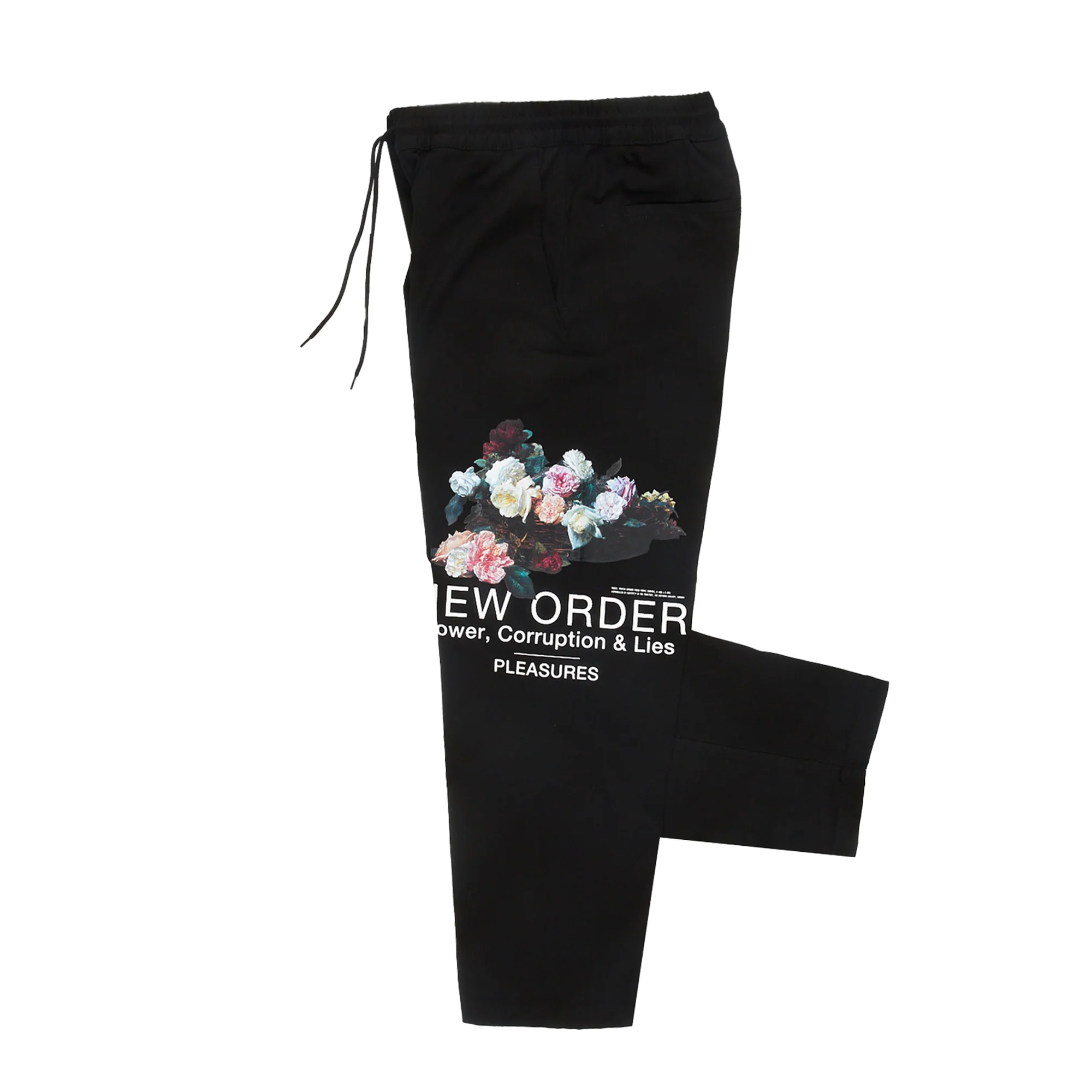 Pleasures Mens Power Beach Pants 'Black' - Image 3