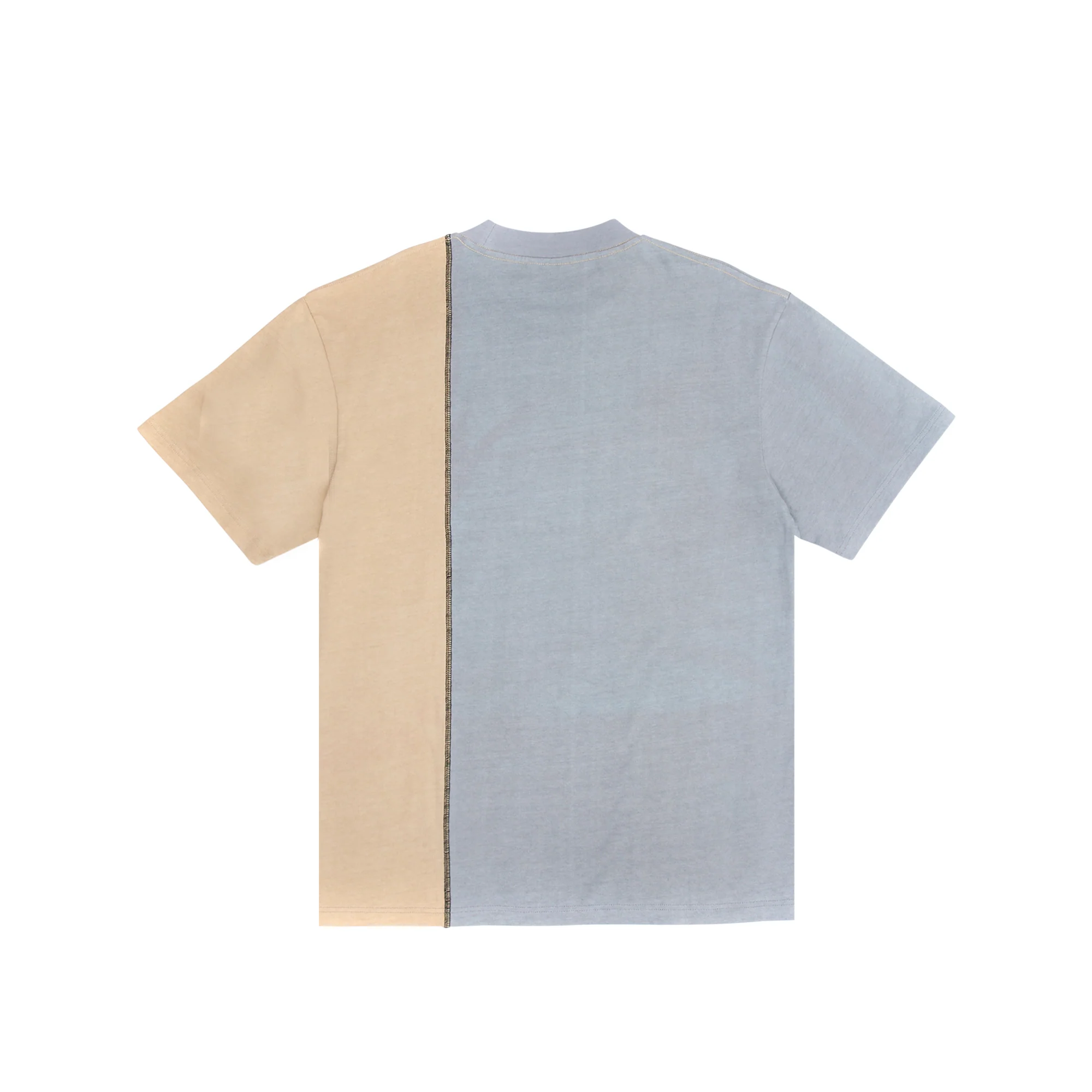 Pleasures Mens Reality Split Shirt 'Tan' - Image 2