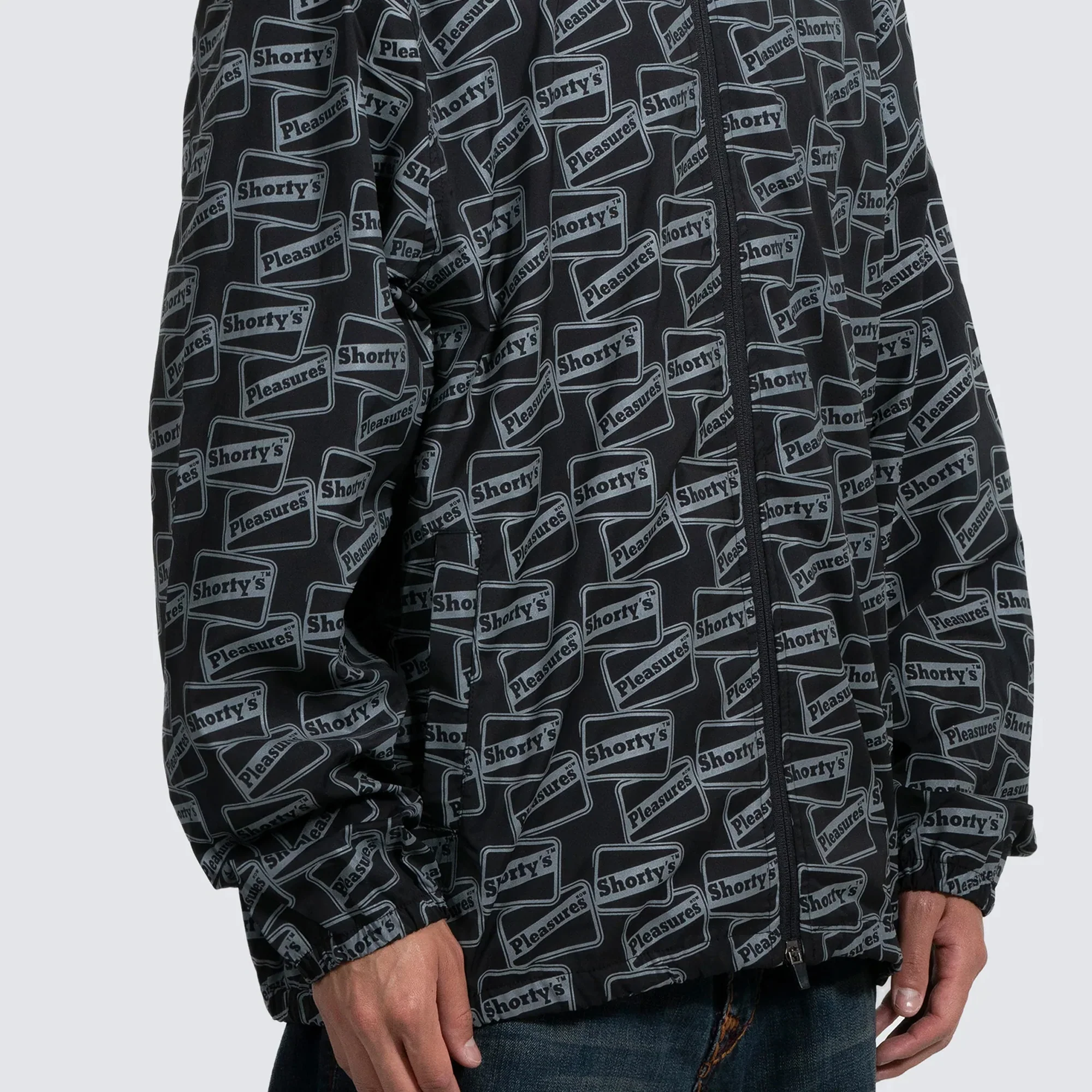 Pleasures x Shorty's Mens Reflective Track Jacket - Image 4