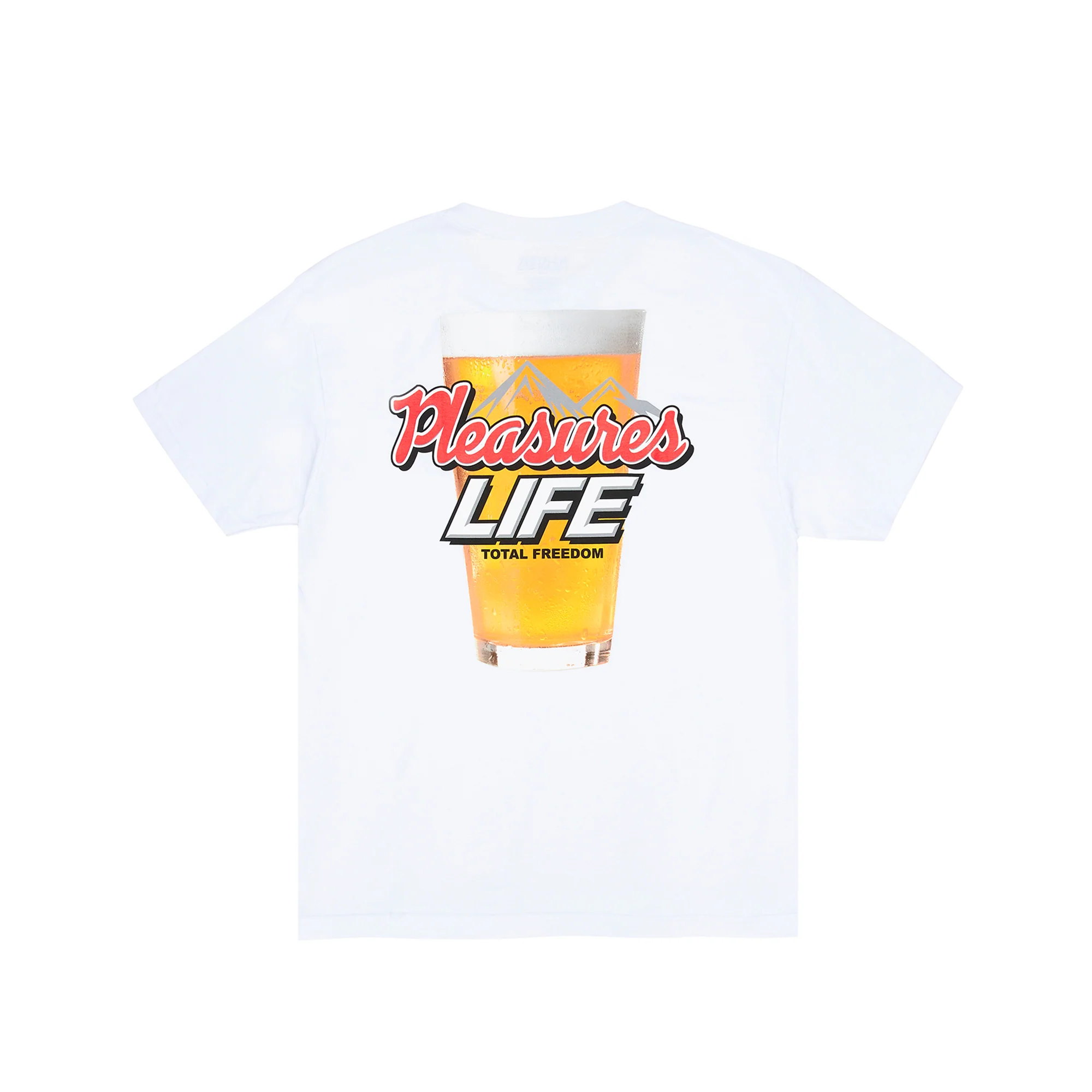 Pleasures Mens Refresh T-Shirt 'White' - Image 2