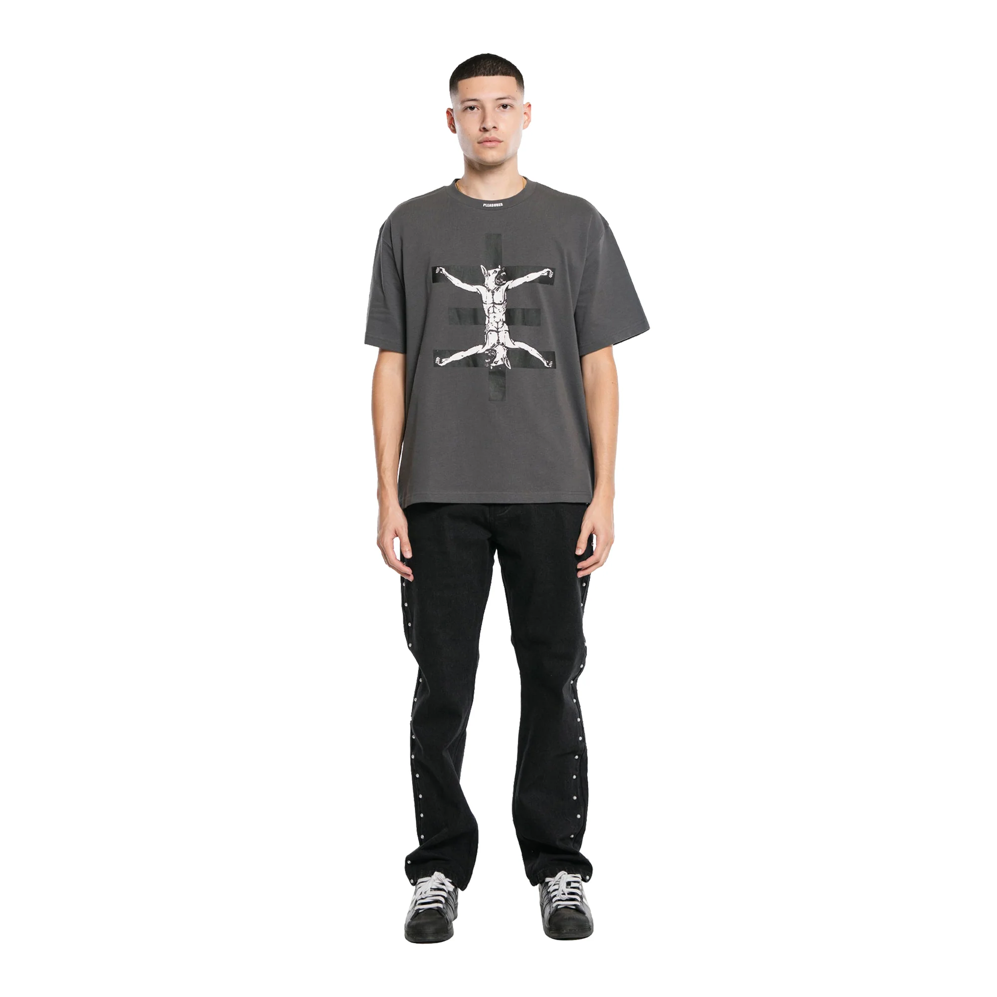 Pleasures Mens Sacrifice Heavyweight SS Tee - Image 2