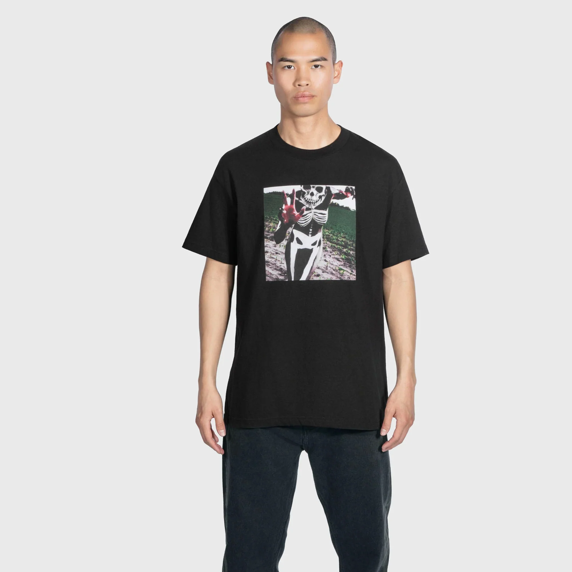 Pleasures x Slipknot Skeleton Tee - Image 3