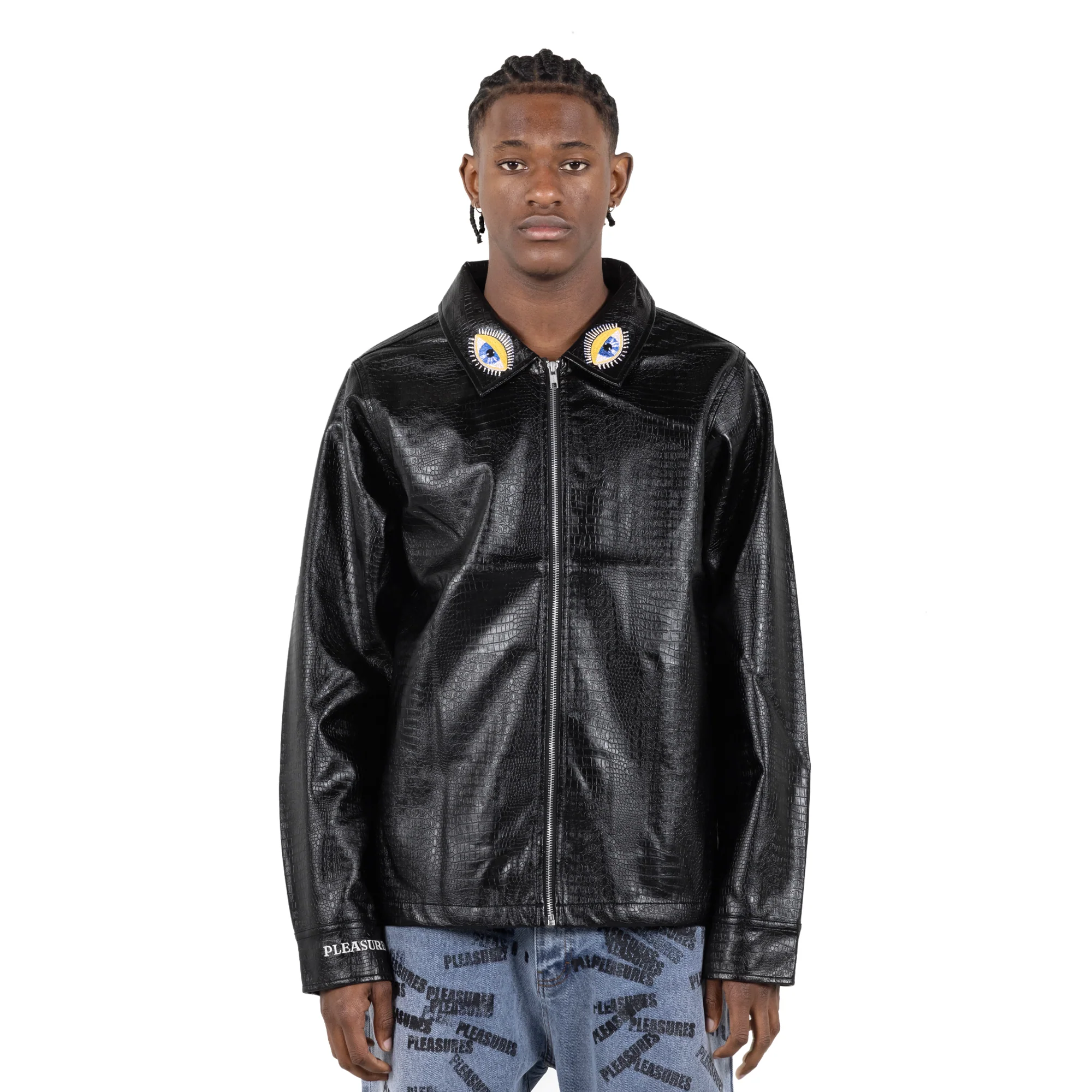 Pleasures Mens Slide Work Jacket - Image 2