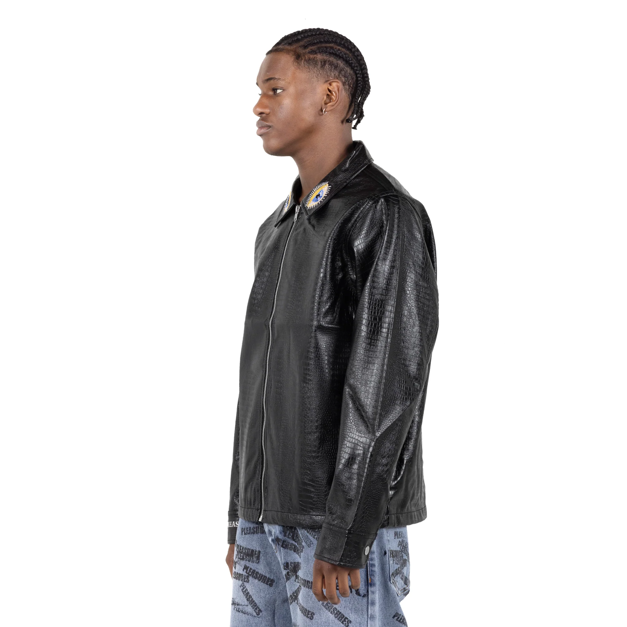 Pleasures Mens Slide Work Jacket - Image 4