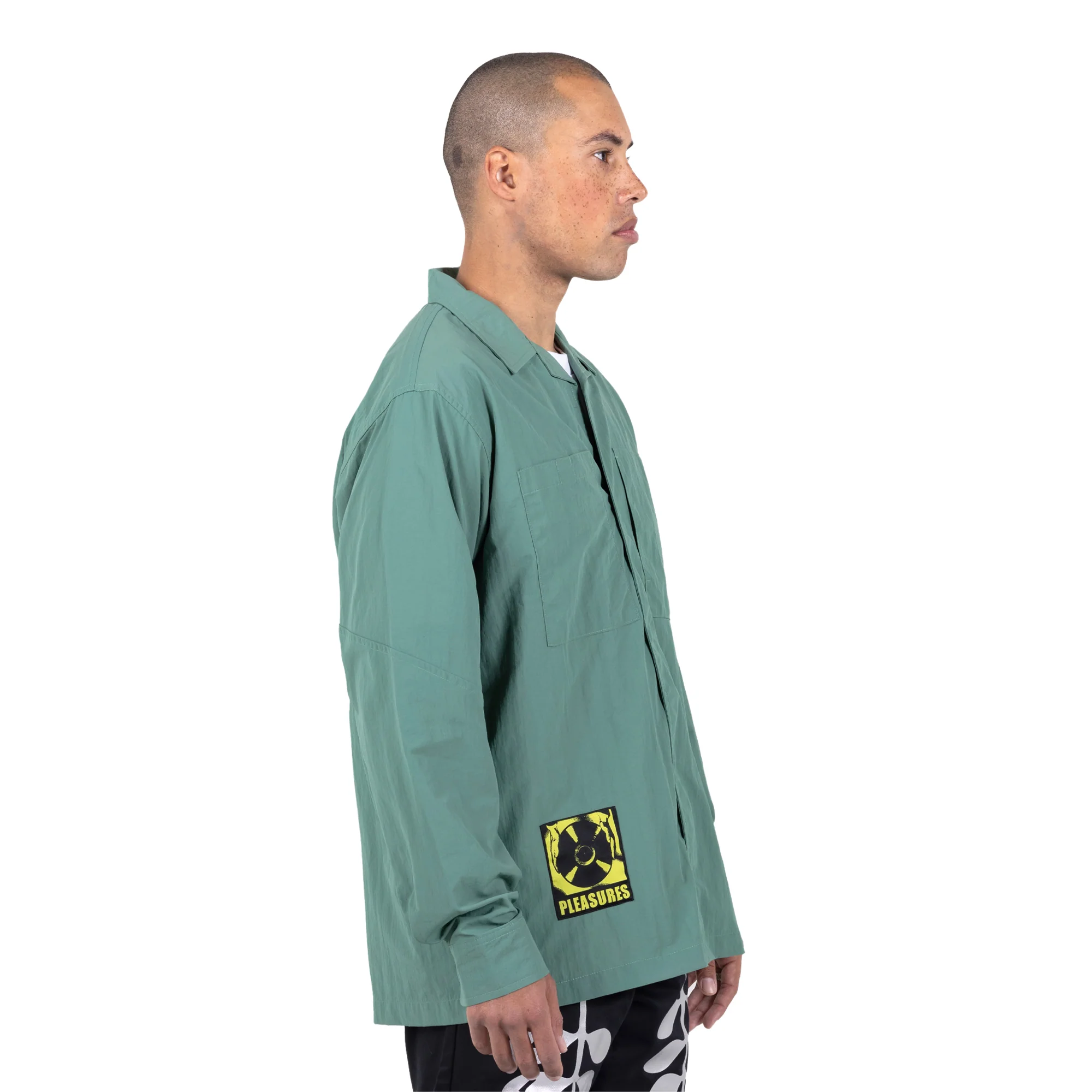 Pleasures Mens Stare Long Sleeve Overshirt - Image 3