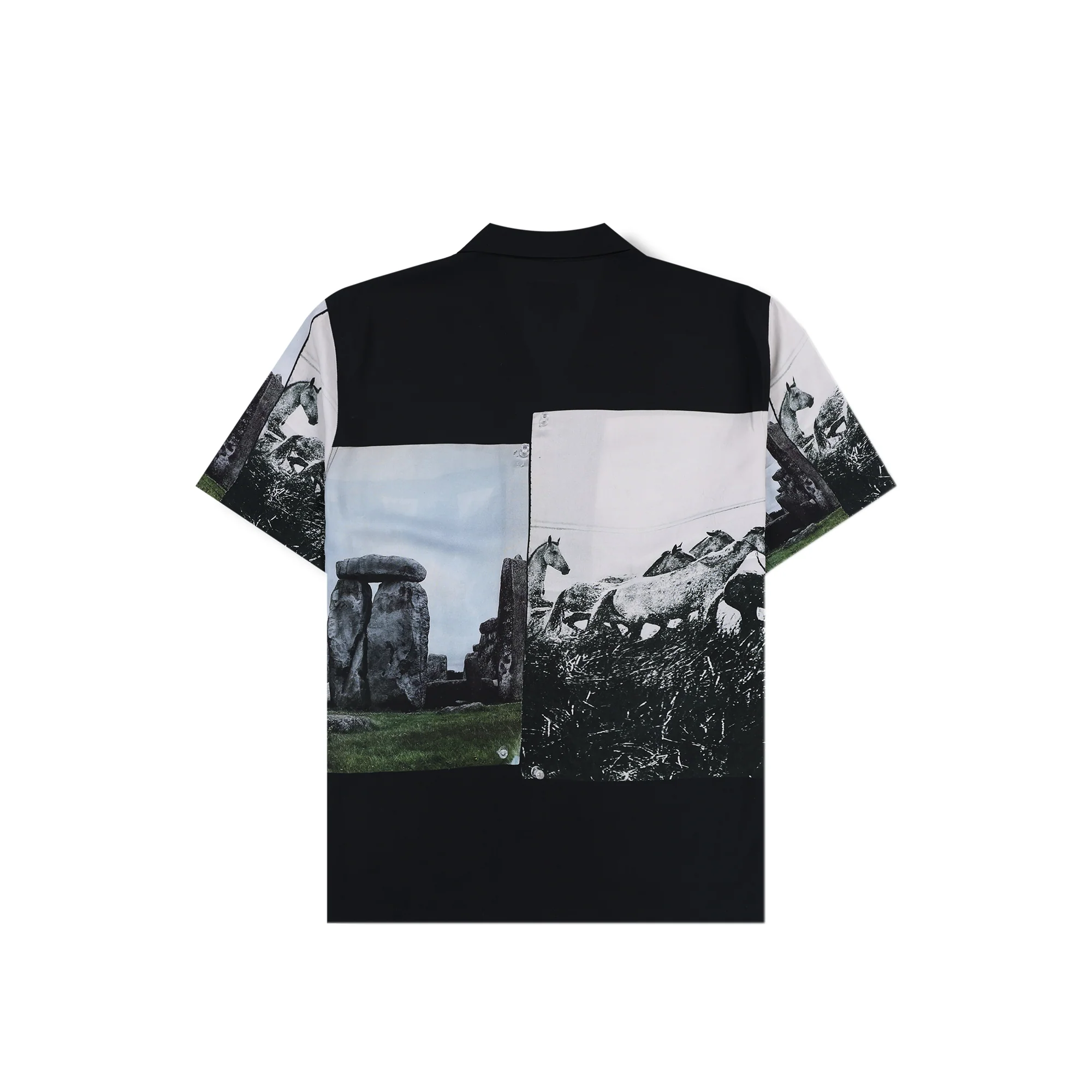 Pleasures Mens Stone Horse Button Down - Image 3