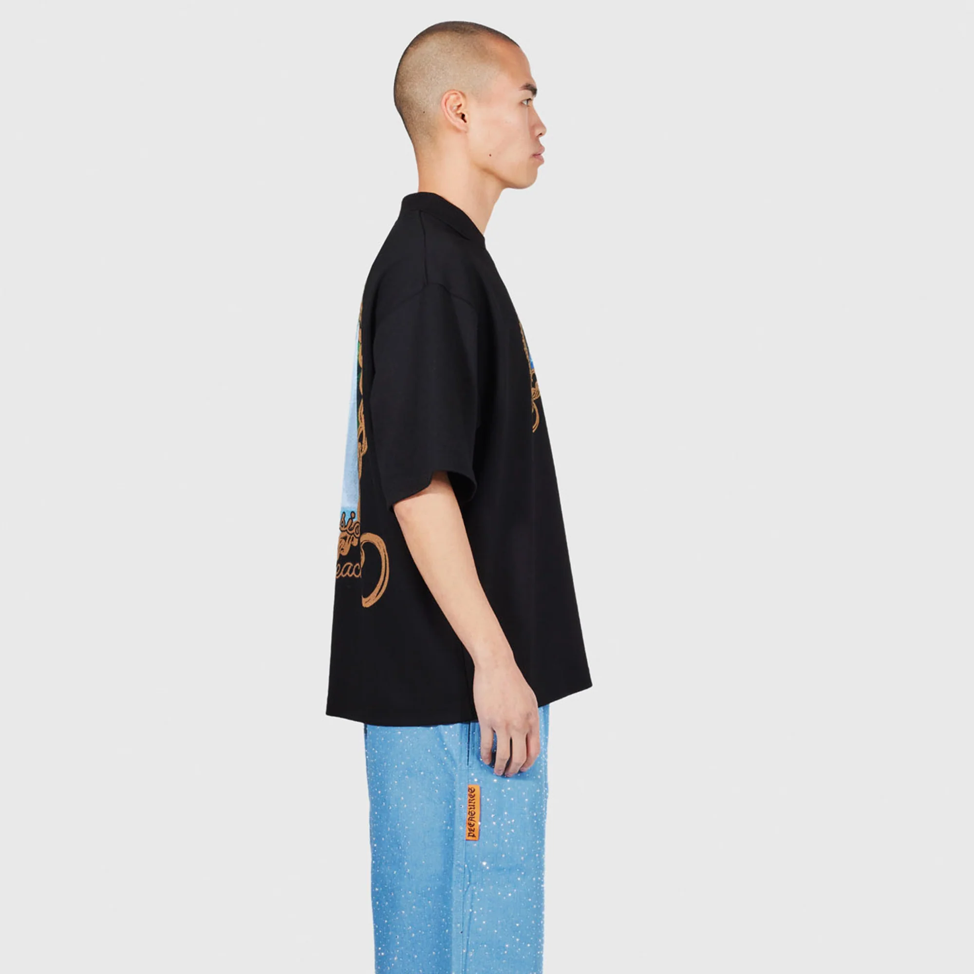 Pleasures Mens Submission Boxy Polo Shirt - Image 4