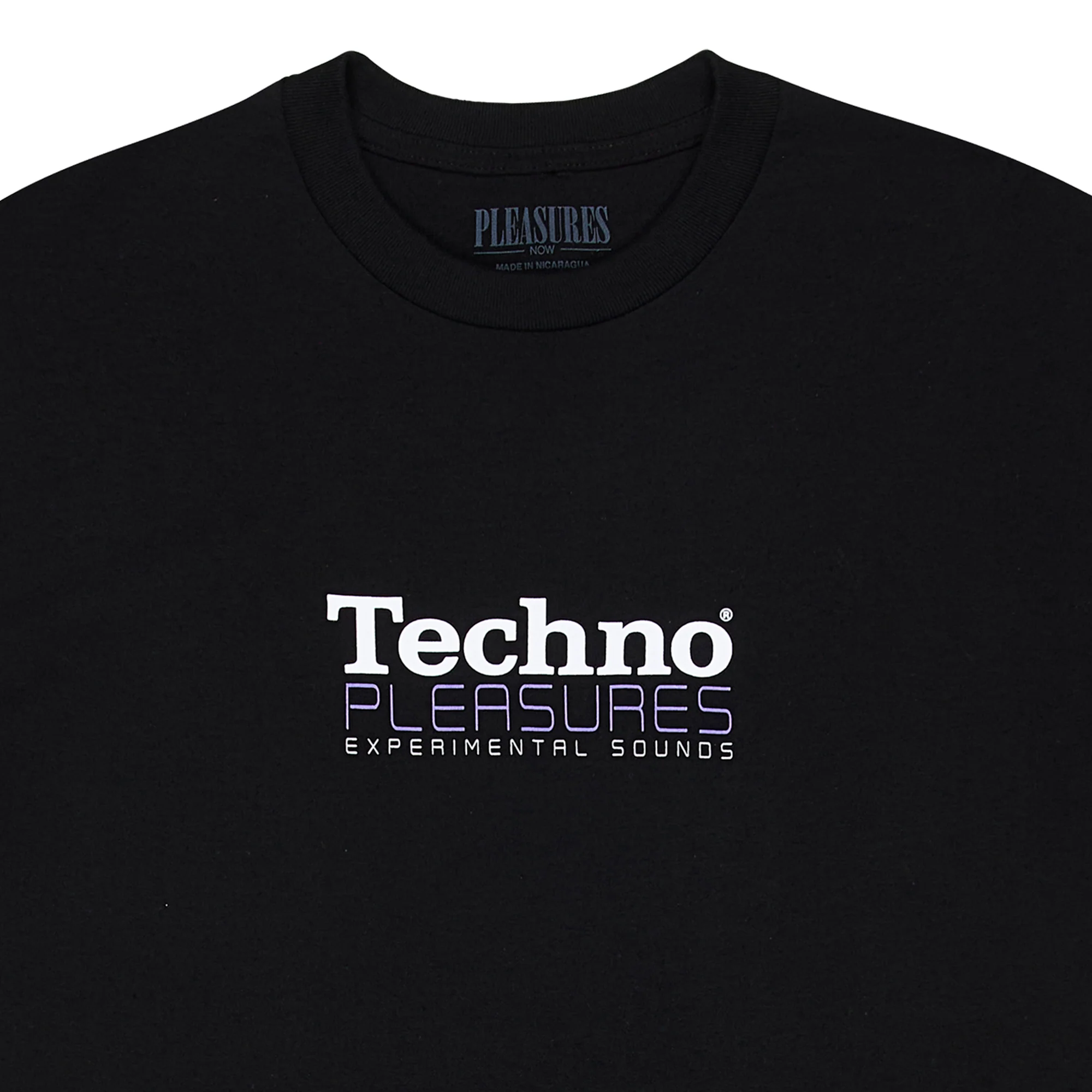 Pleasures Mens Techno T-Shirt 'Black' - Image 2