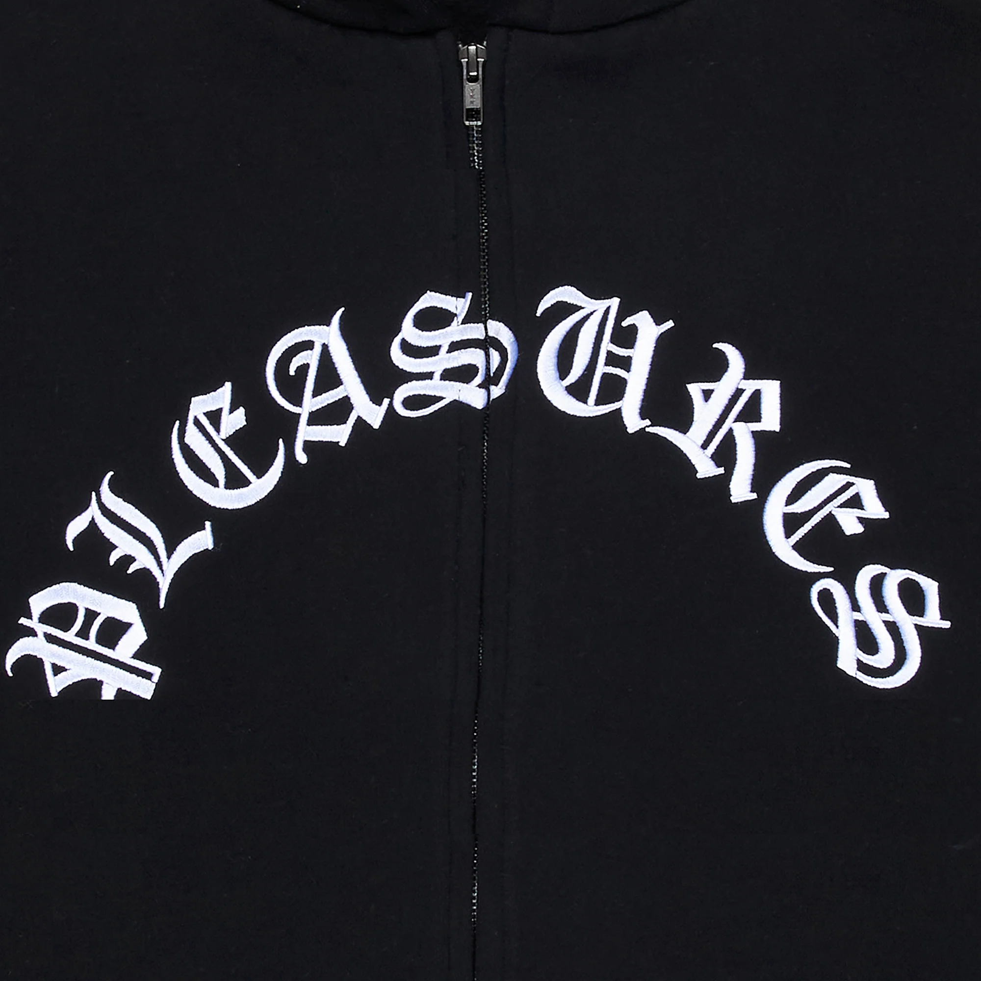 Pleasures Mens Together Zip Hoodie 'Black' - Image 2