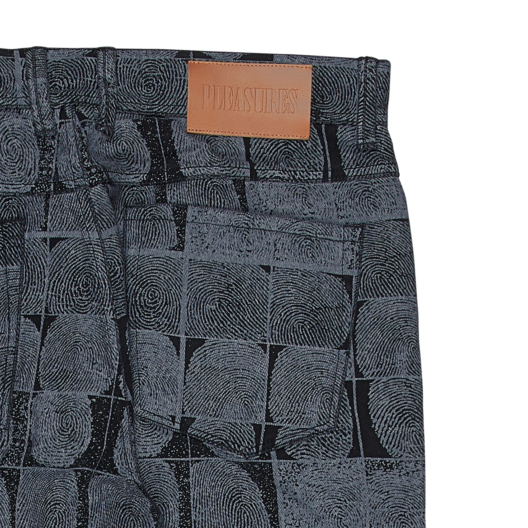 Pleasures Mens Trace Denim Pant 'Black' - Image 3