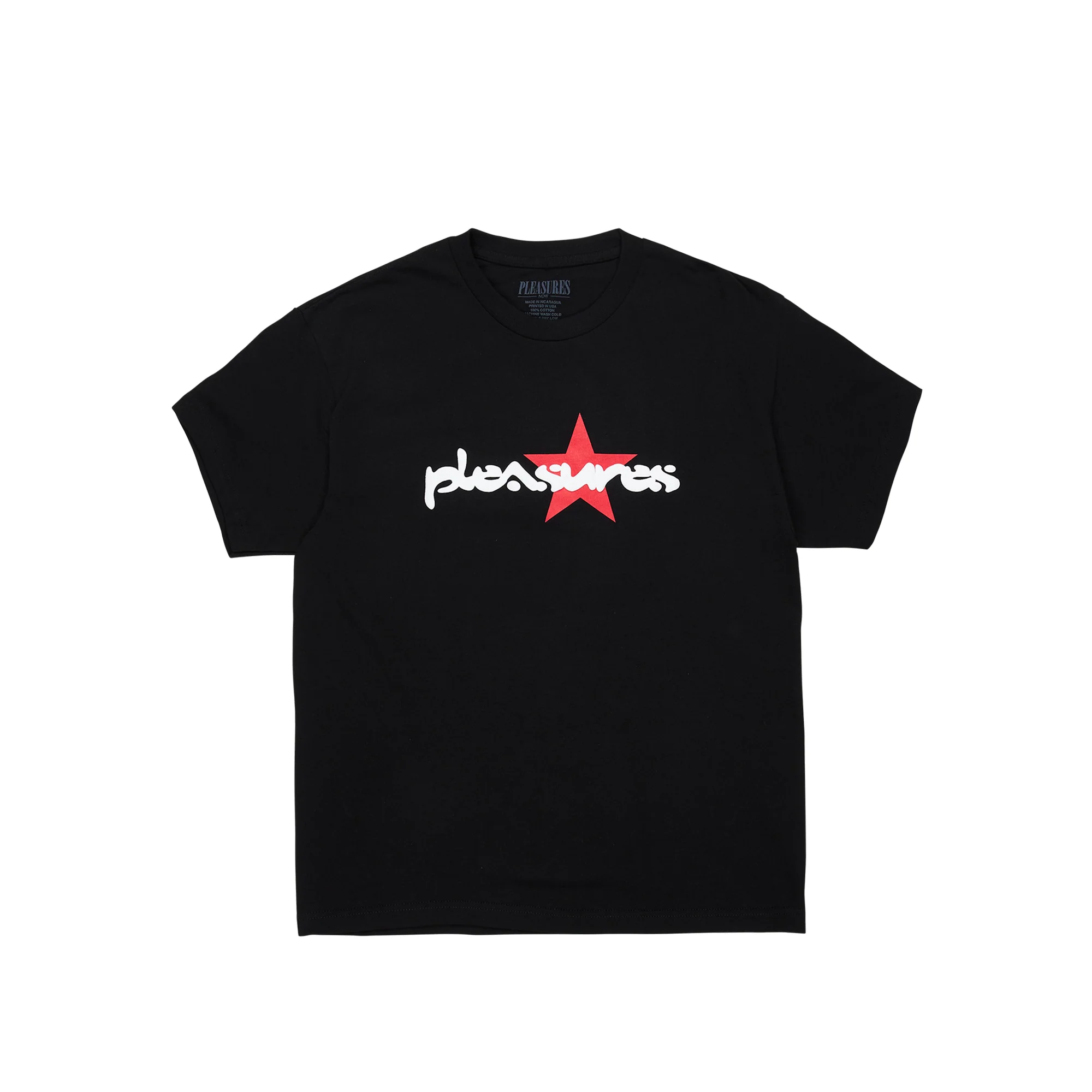 Pleasures Mens Vibration T-Shirt 'Black'