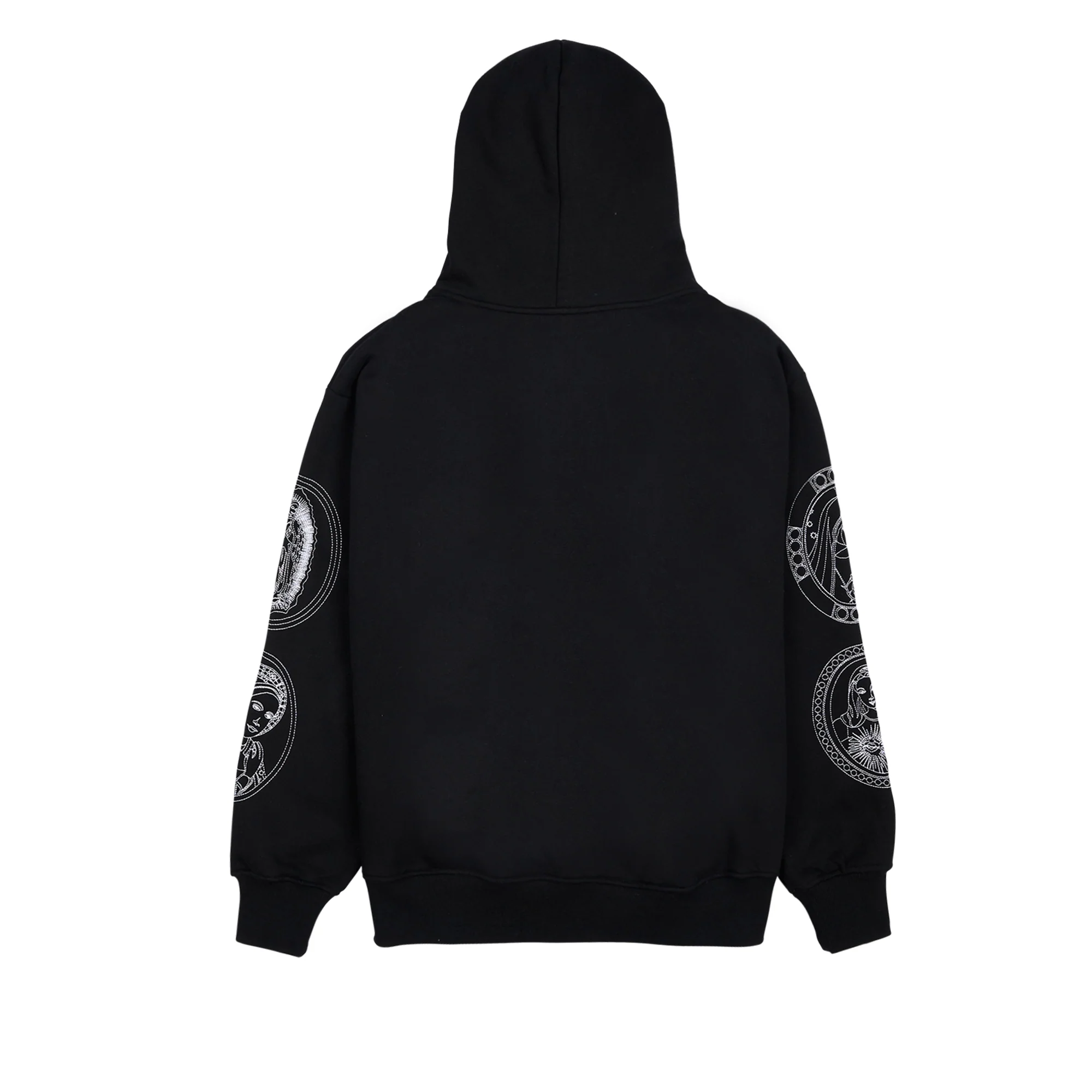 Pleasures Mens Virgin Zip Hoodie 'Black' - Image 2