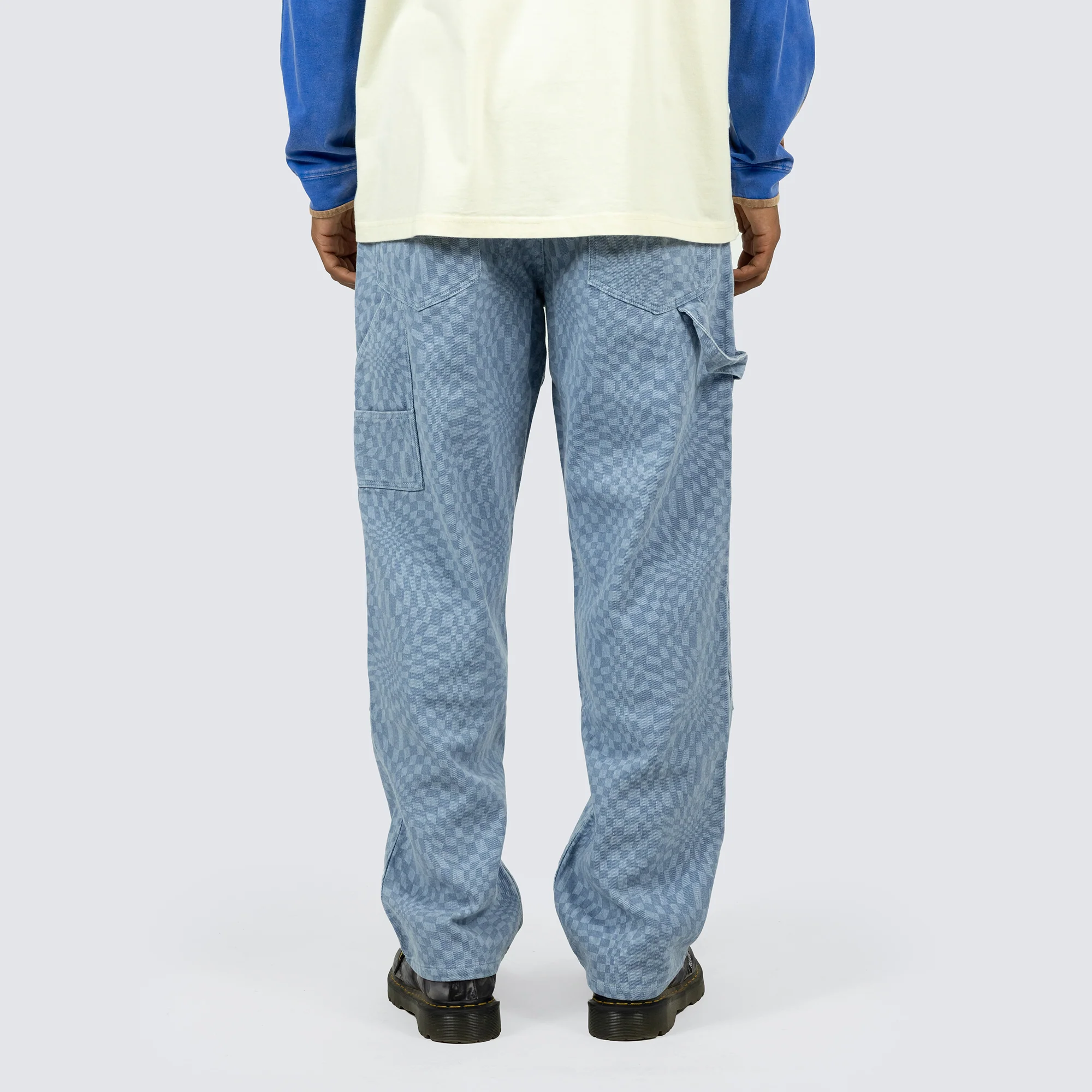 Pleasures Mens Washy Double Knee Work Pants - Image 3
