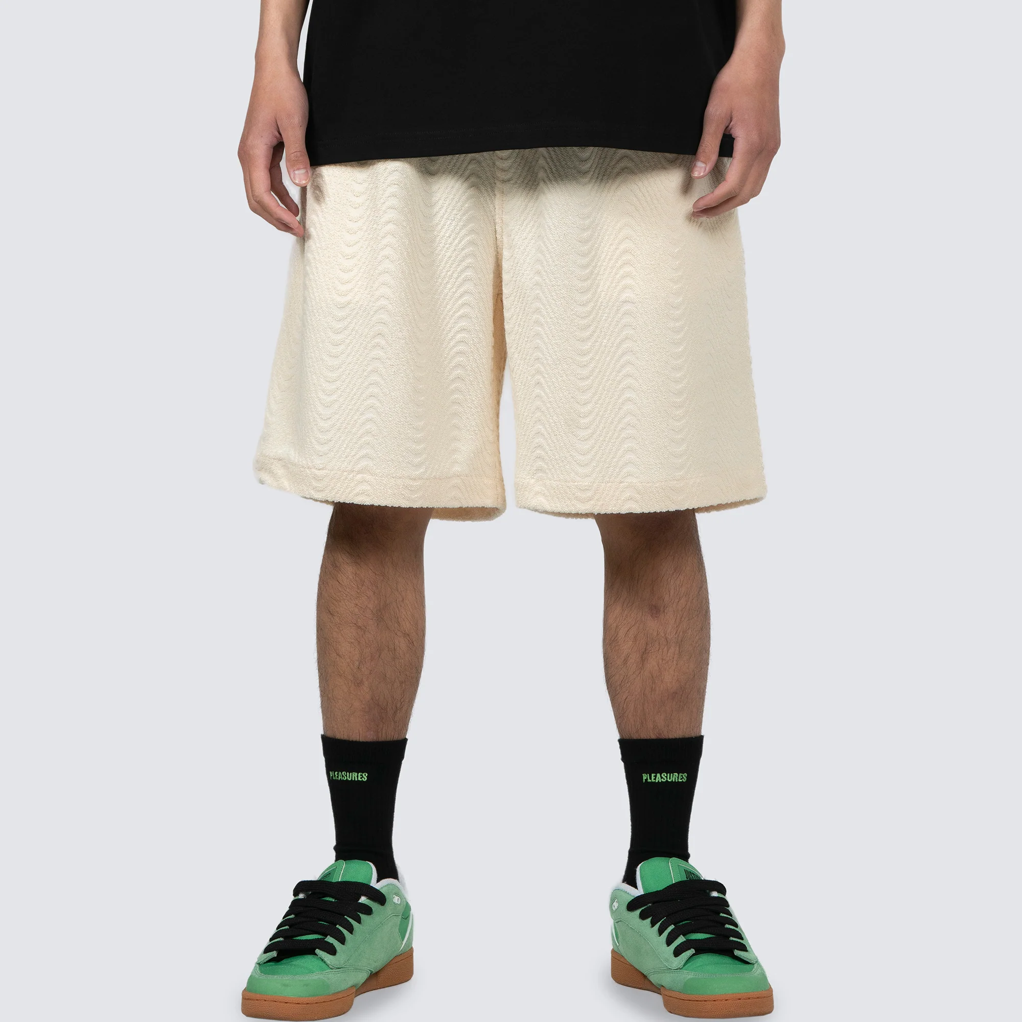 Pleasures Mens Zen Terry Shorts - Image 2