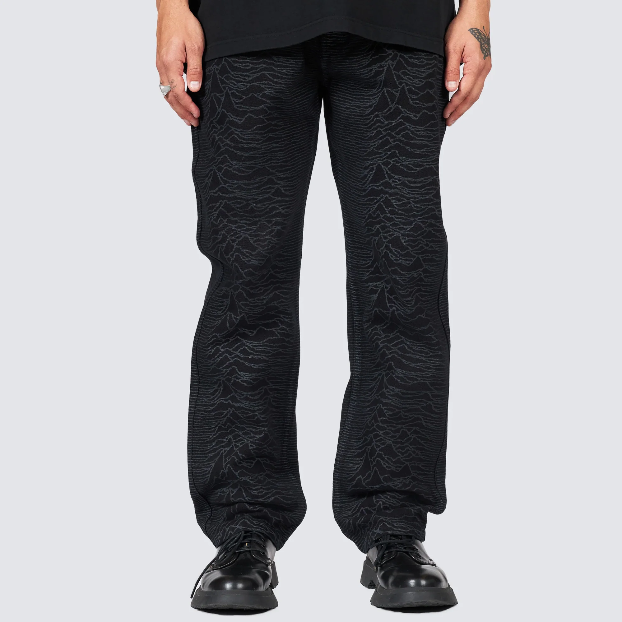 Pleasures x Joy Division Mens New Dawn Fades Denim Pants - Image 2