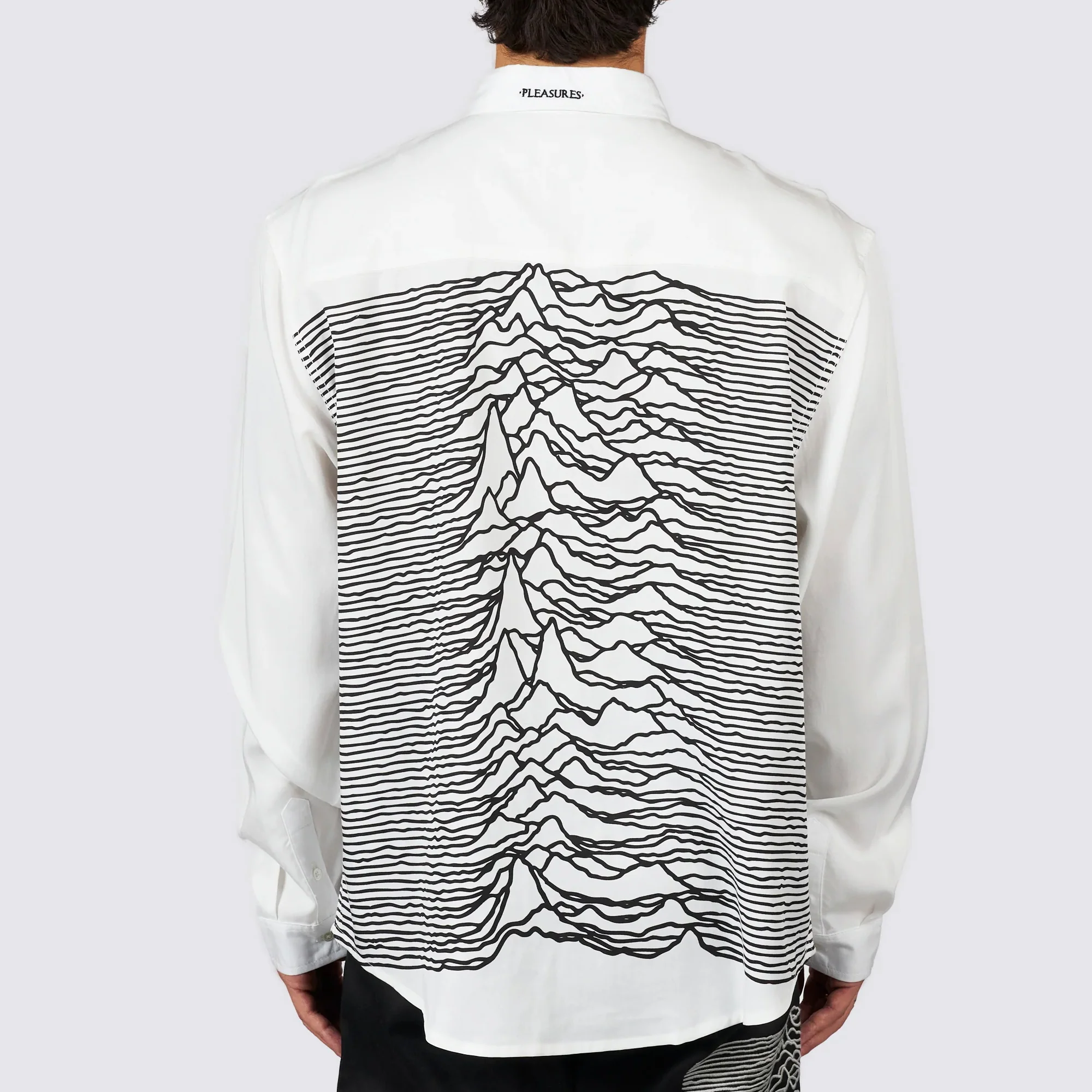 Pleasures x Joy Division Mens Nothing Button Down Shirt - Image 2