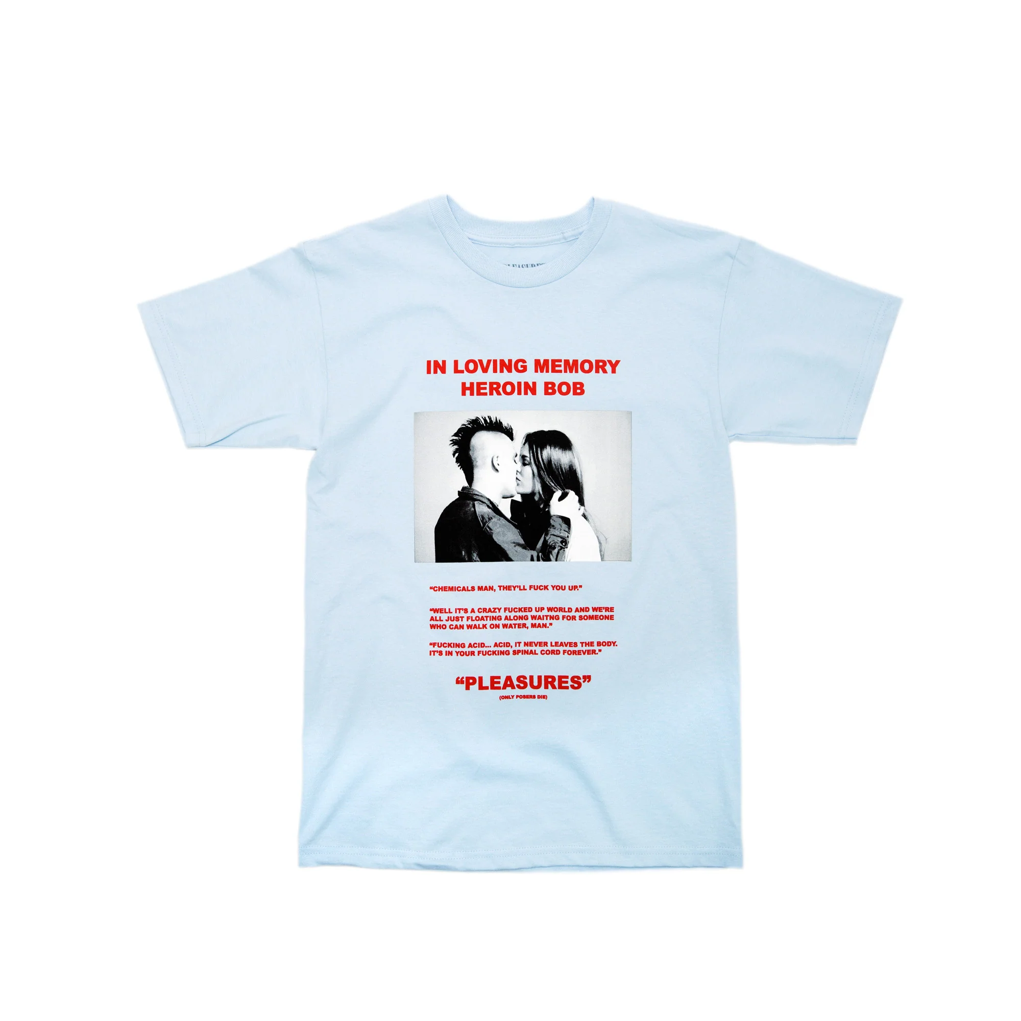Pleasures RIP Bob Tee - Powder Blue