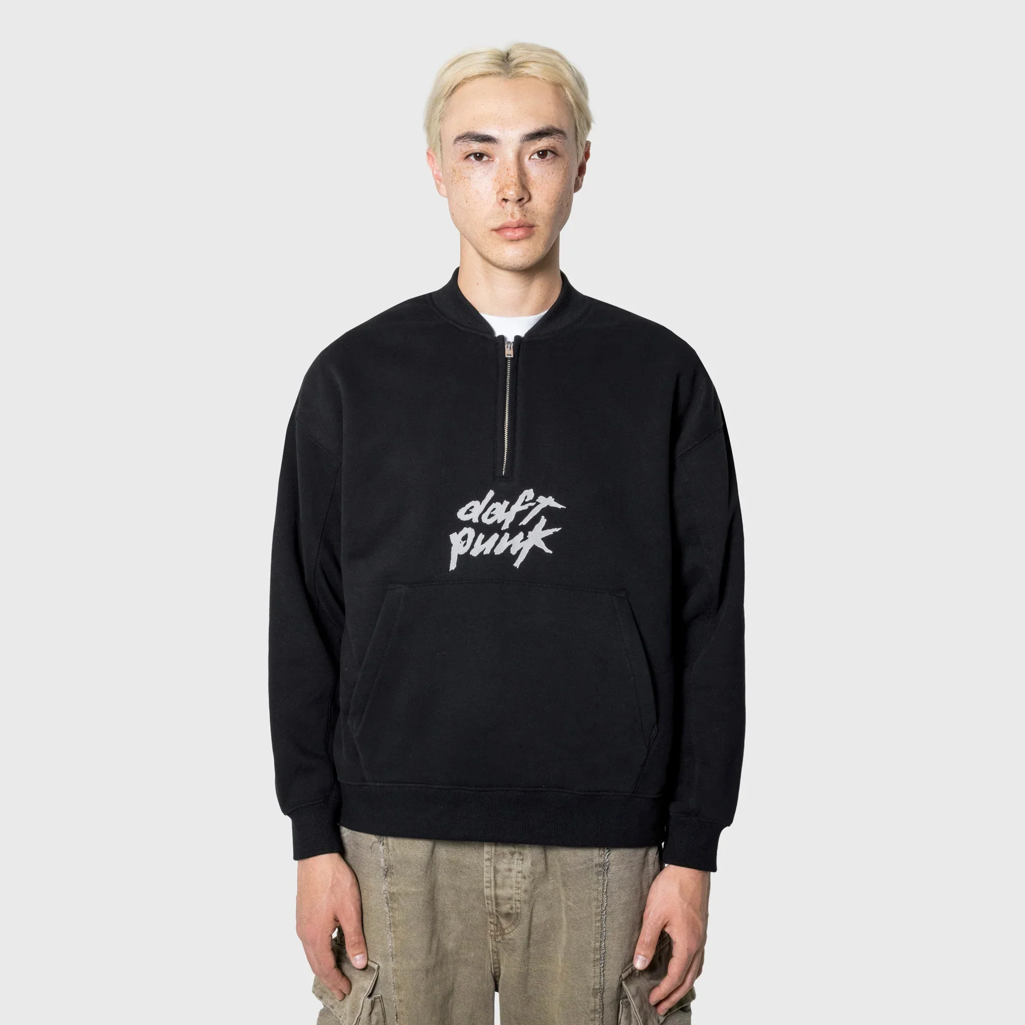 Pleasures x Daft Punk Mens Primetime Quarter Zip Up - Image 2