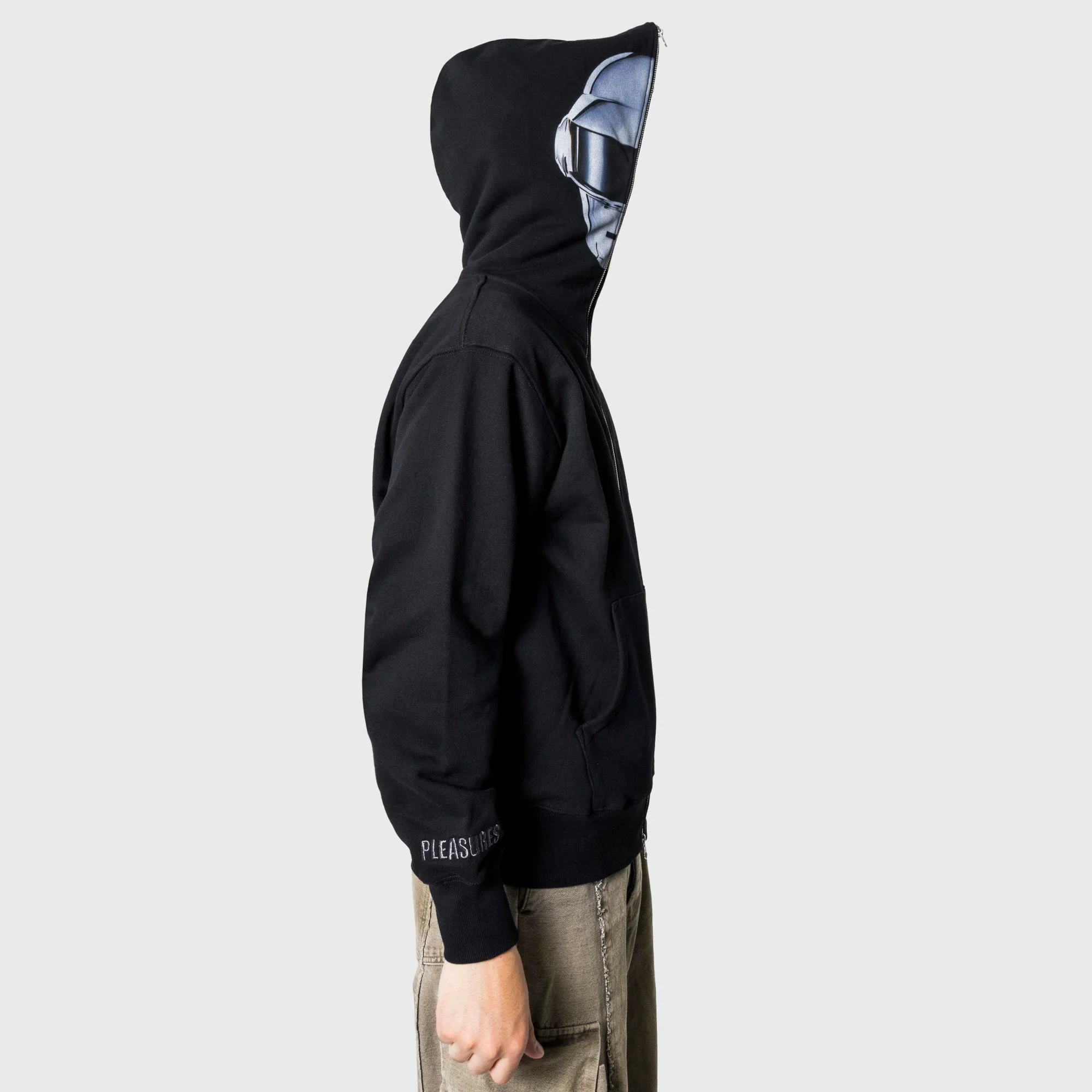 Pleasures x Daft Punk Mens Ram Zip Hoodie - Image 4