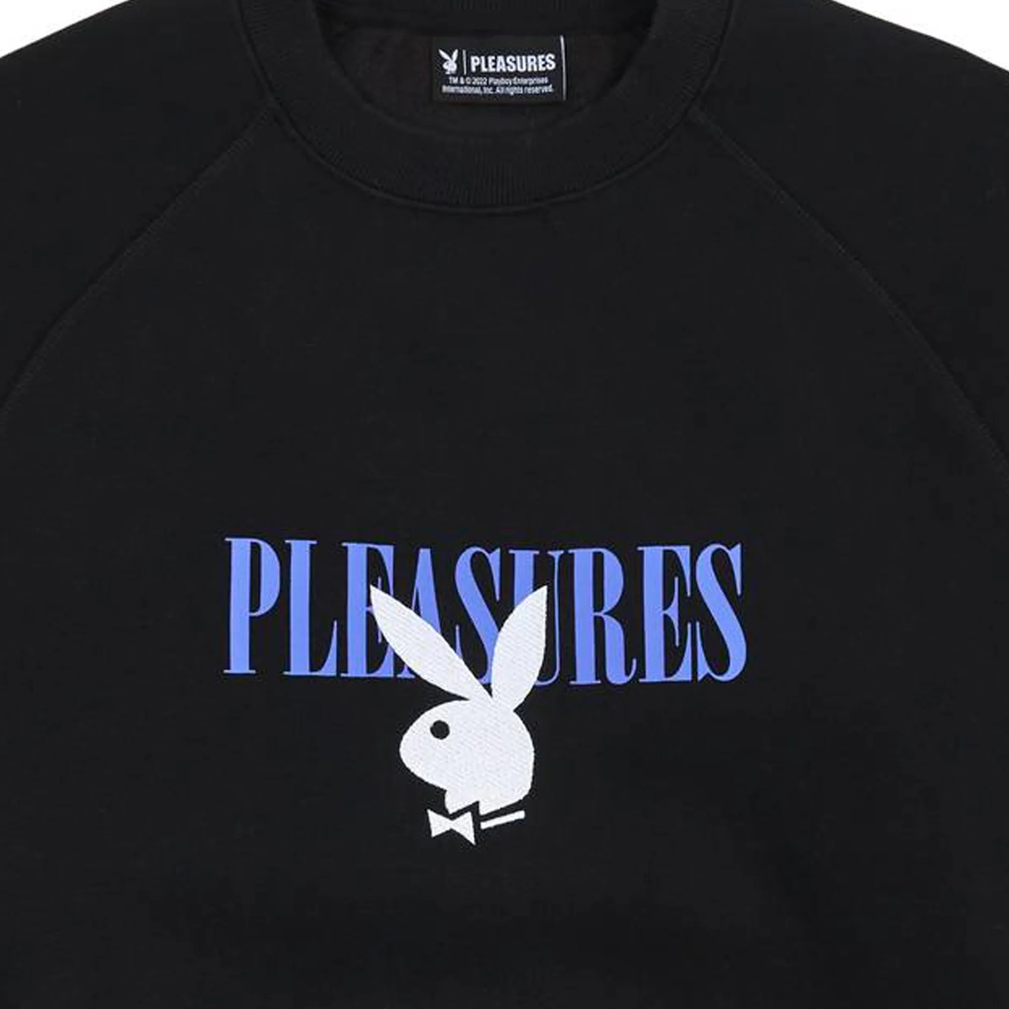Pleasures x Playboy Mens Bunny Logo Crewneck - Image 2