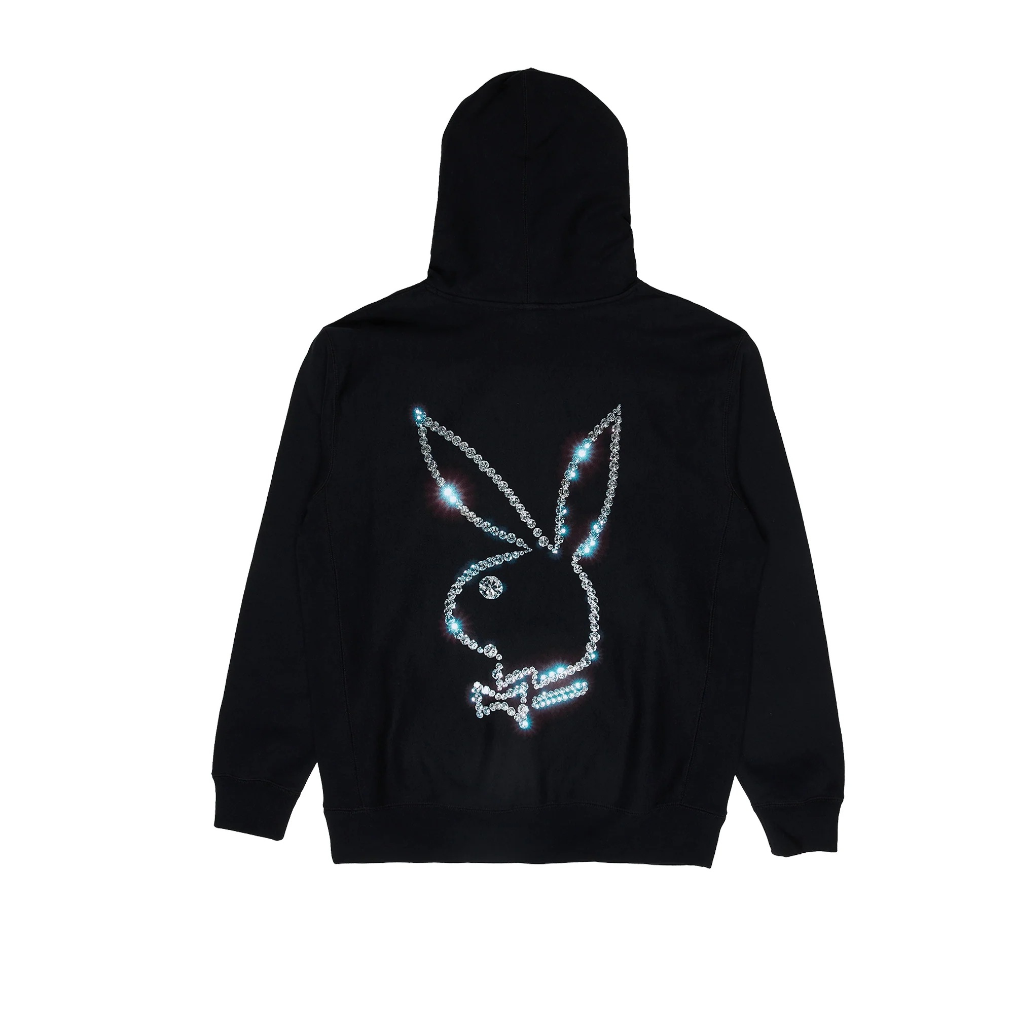 Pleasures x Playboy Mens Icy Hoody 'Black' - Image 2