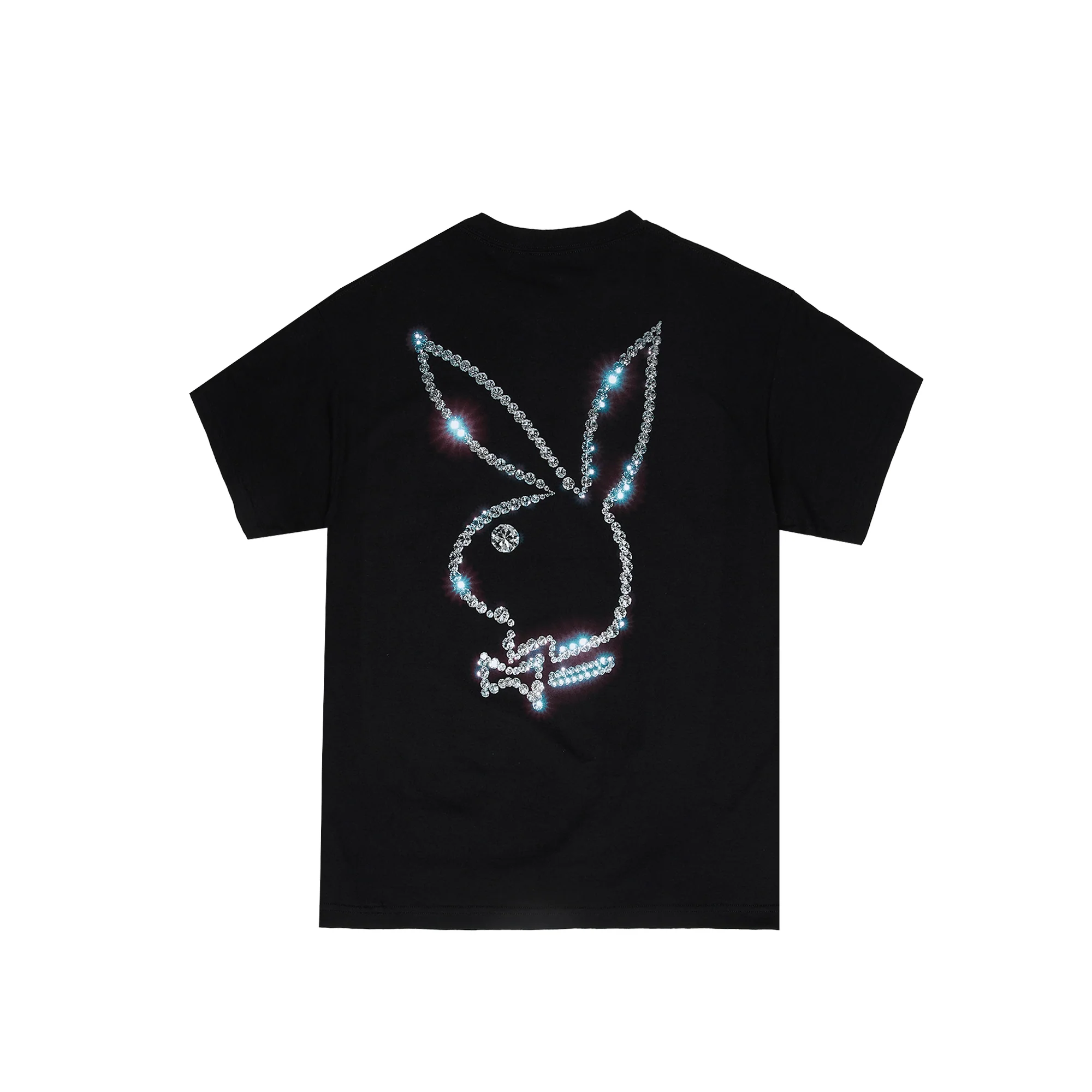 Pleasures x Playboy Mens Icy T-Shirt 'Black' - Image 2