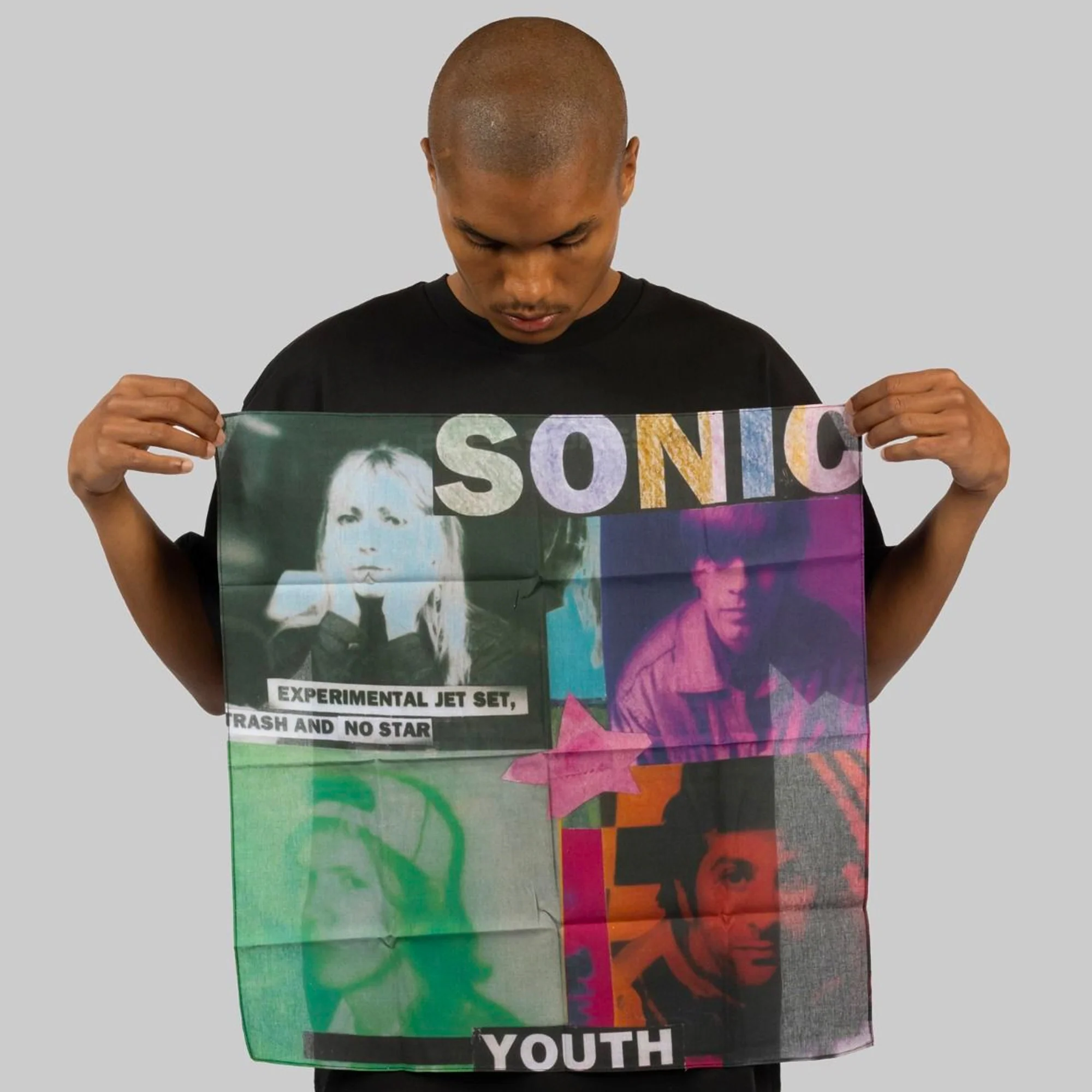 Pleasures x Sonic Youth Jet Set Bandana - Image 2