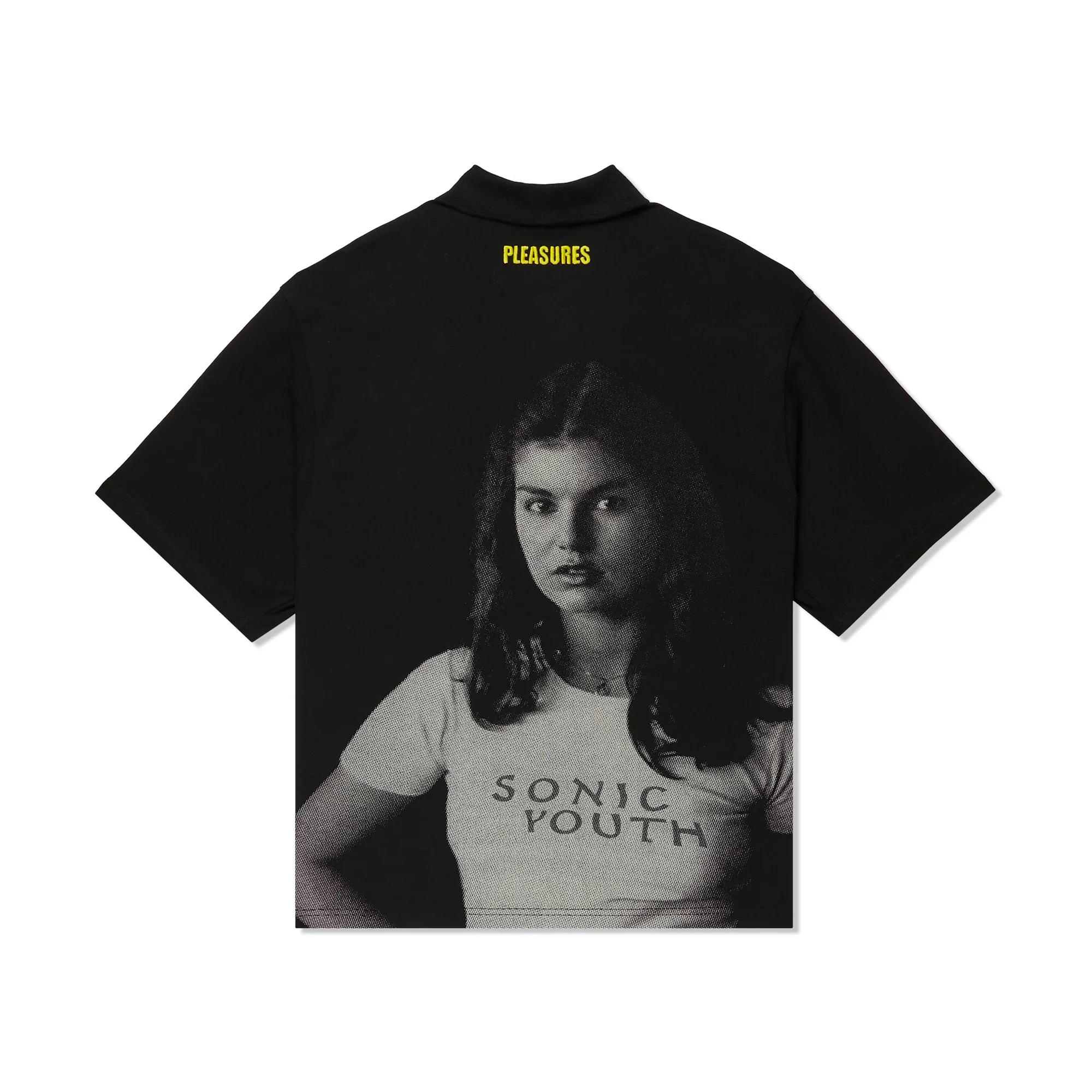 Pleasures x Sonic Youth Mens Funky Donkey Boxy Polo Shirt - Image 2