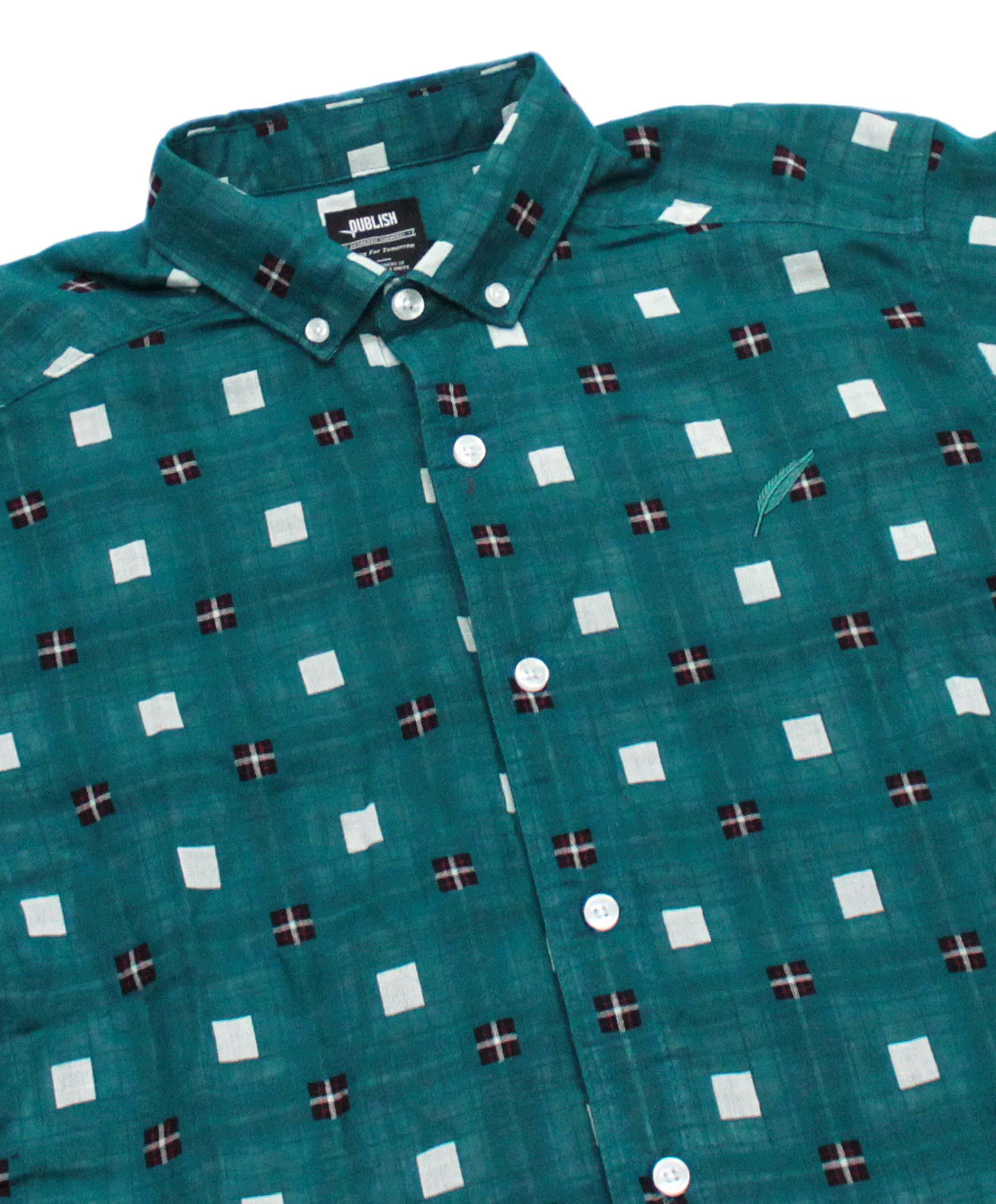 Publish Brand: Stinson Button Up (Teal) - Image 2