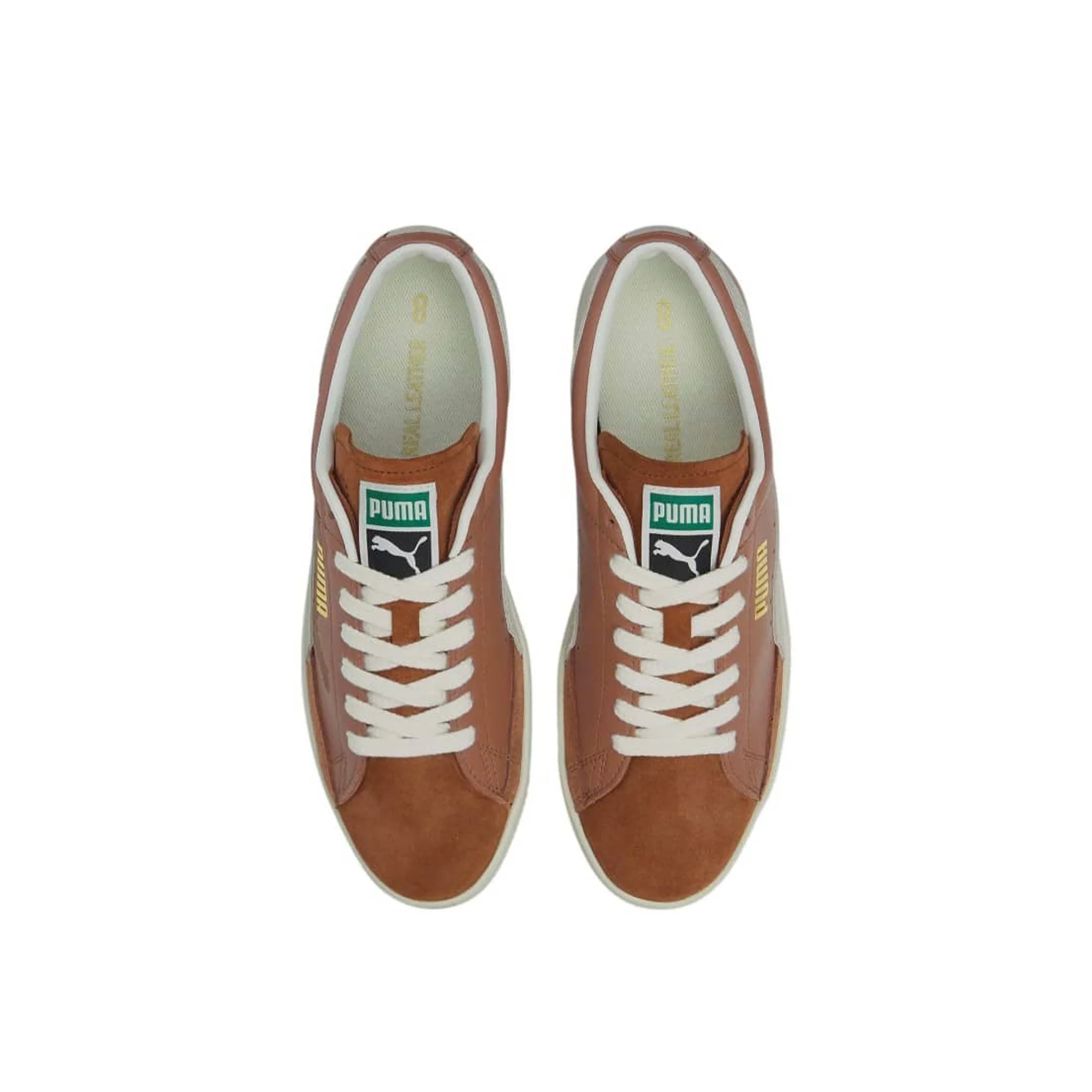 Puma Mens Basket VTG Shoes 'Mocha Bisque-Whisper' - Image 4