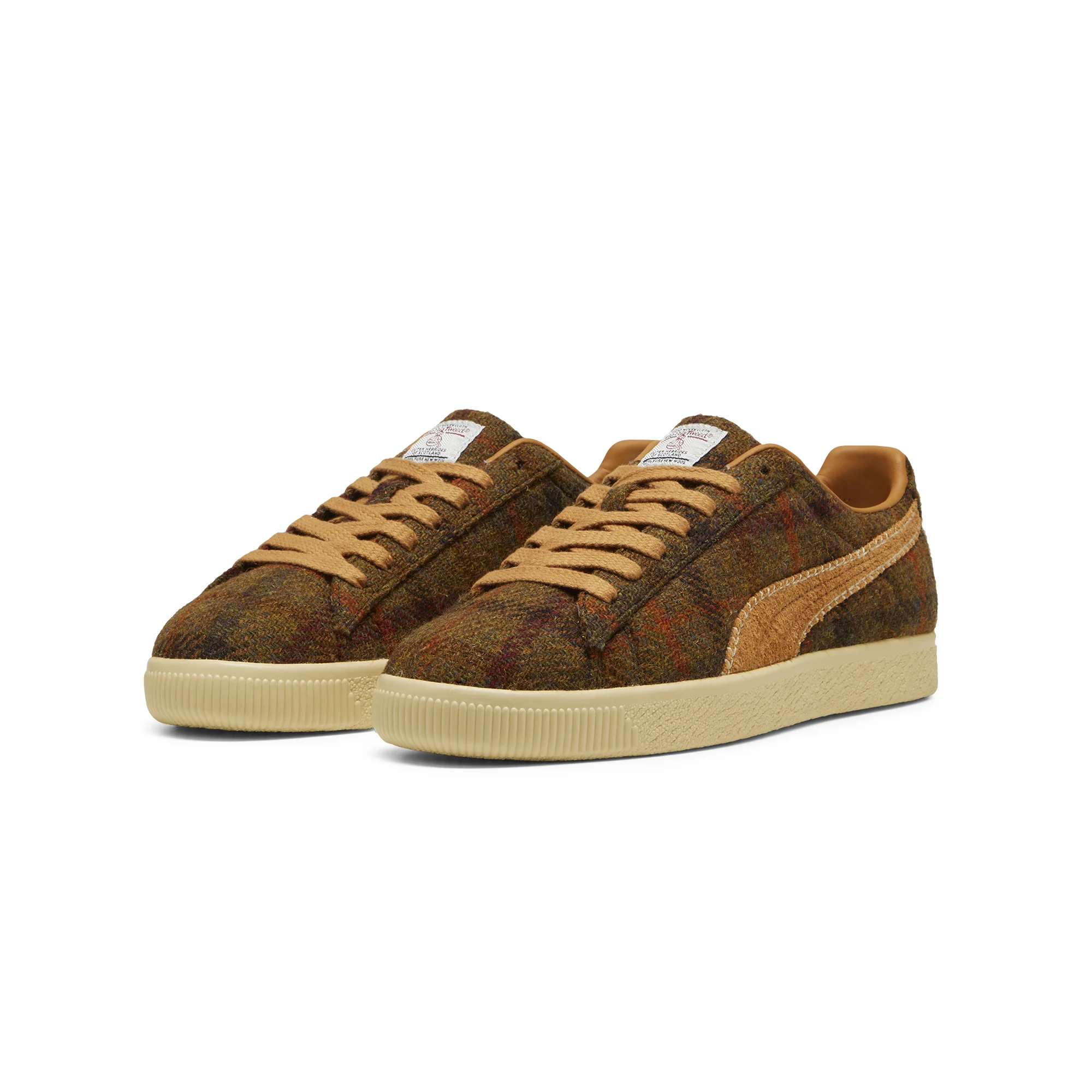 Puma Mens Clyde Harris Tweed Shoes - Image 2