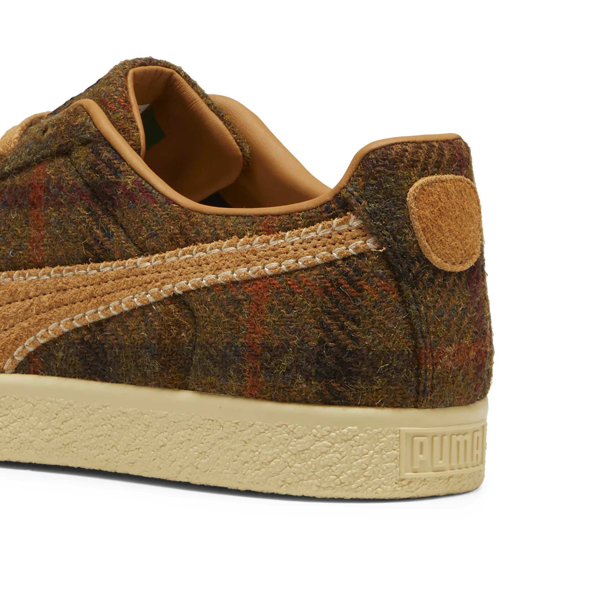 Puma Mens Clyde Harris Tweed Shoes - Image 3