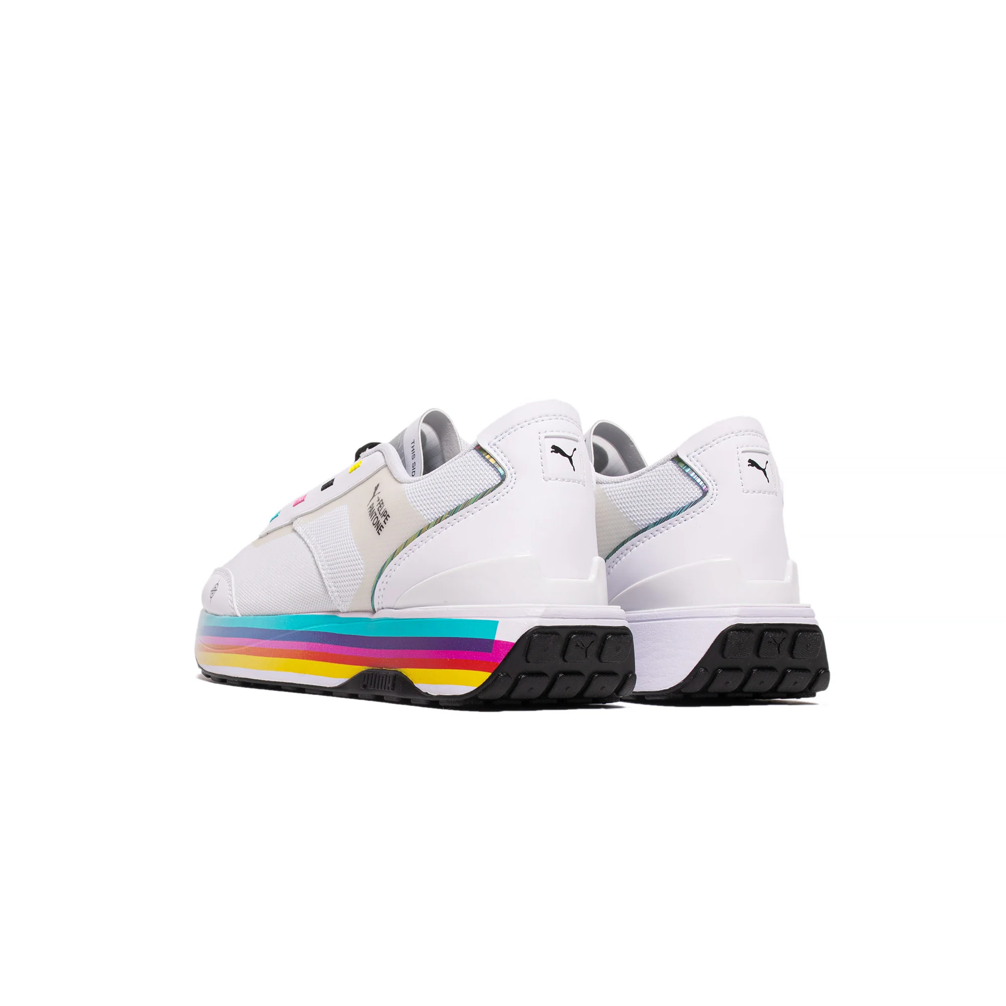 Puma Womens Cruise Rider FP Shoes 'Puma White' - Image 3