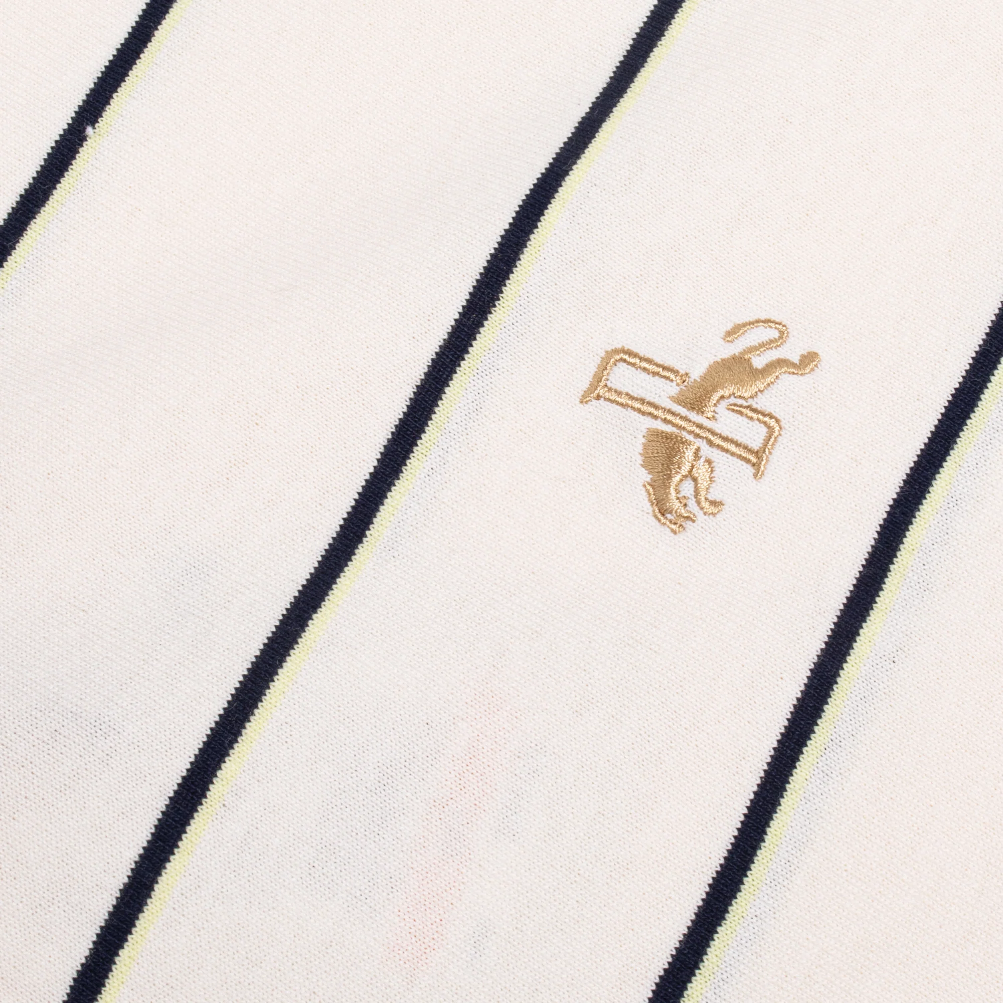 Puma Mens DASSLER LEGACY Stripes Tee 'Eggnog' - Image 2