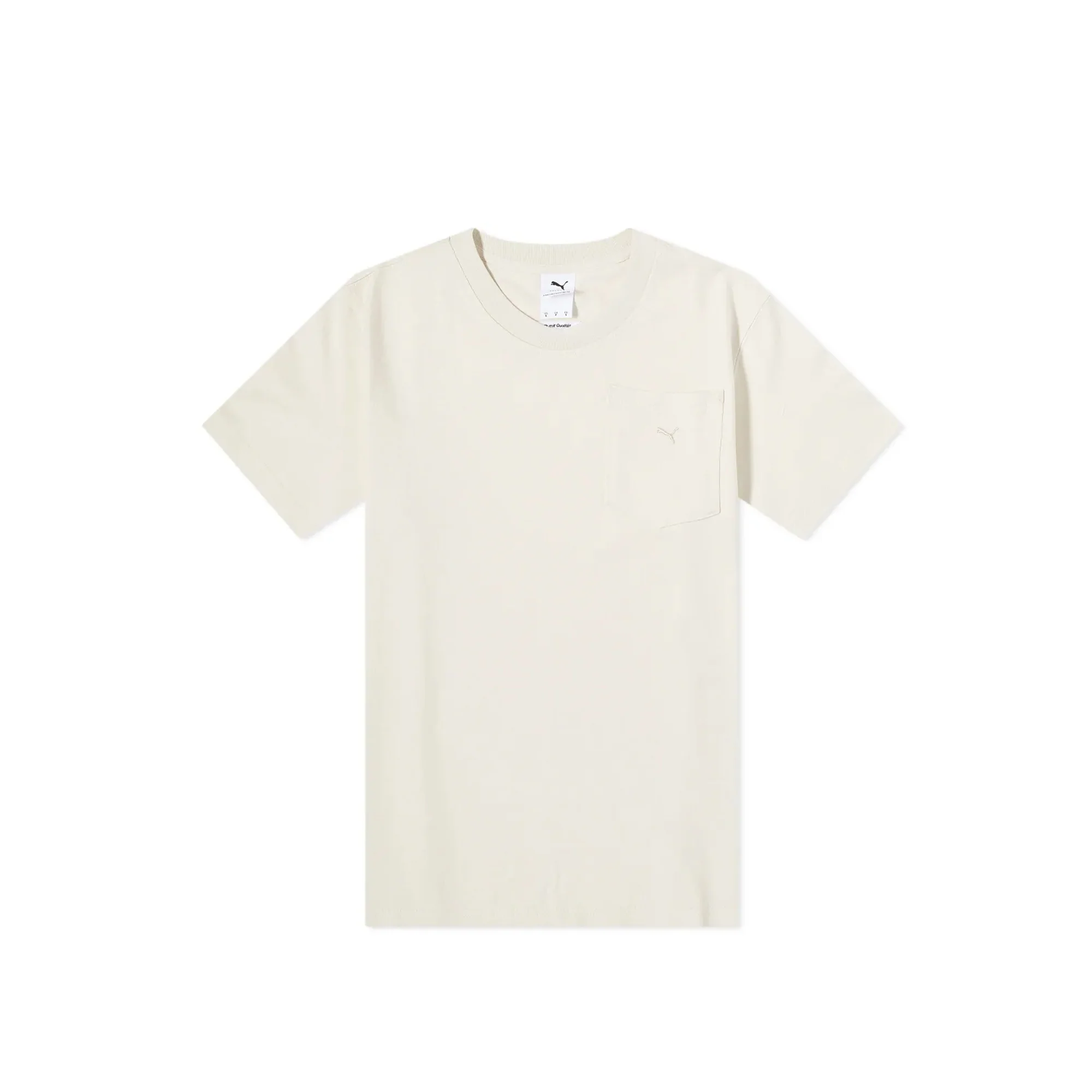 Puma Mens MMQ Pocket Tee 'Ivory Glow'